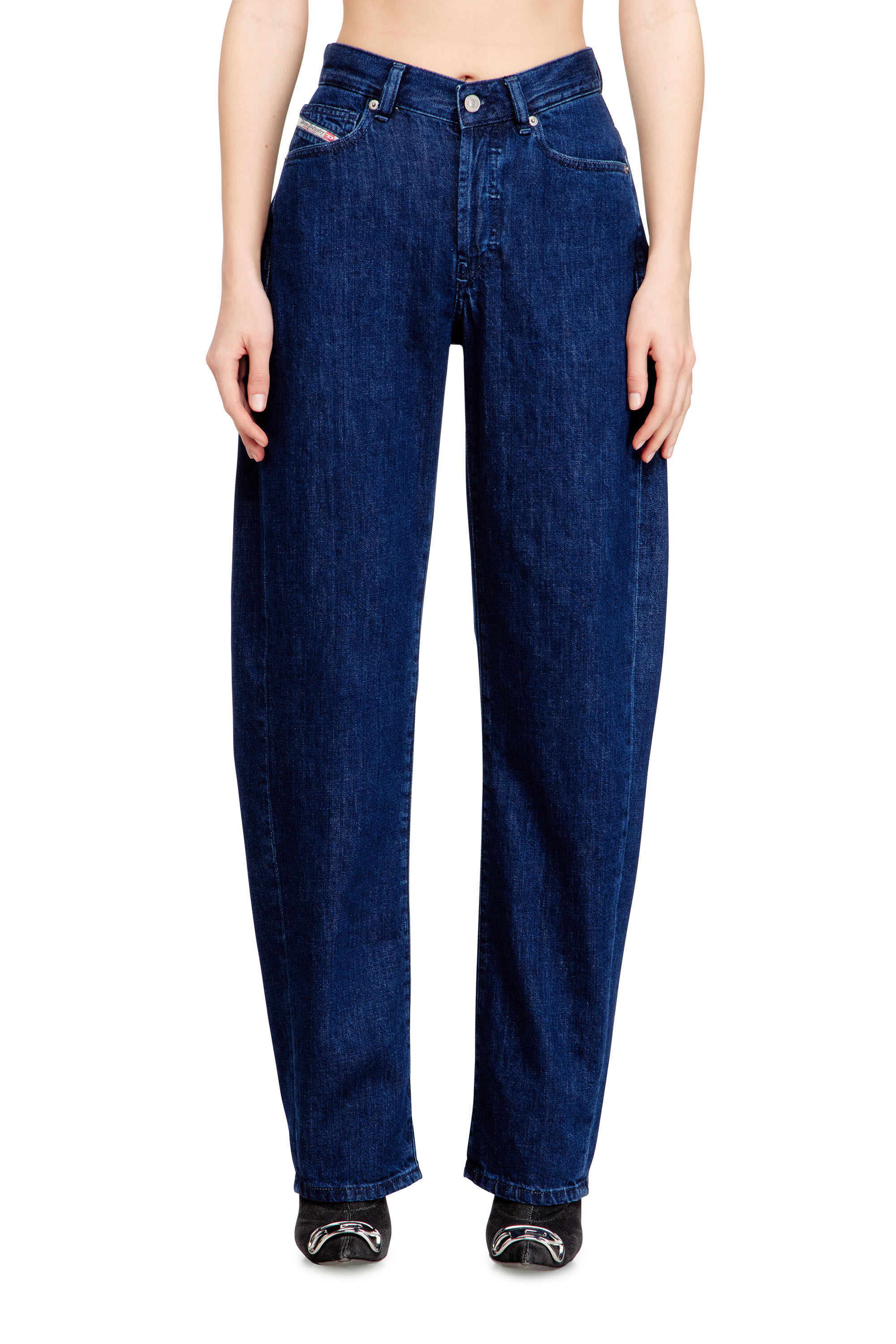 Diesel - Damen Relaxed Jeans 1974 D-Ellz 0DBDX, Dunkelblau - 2