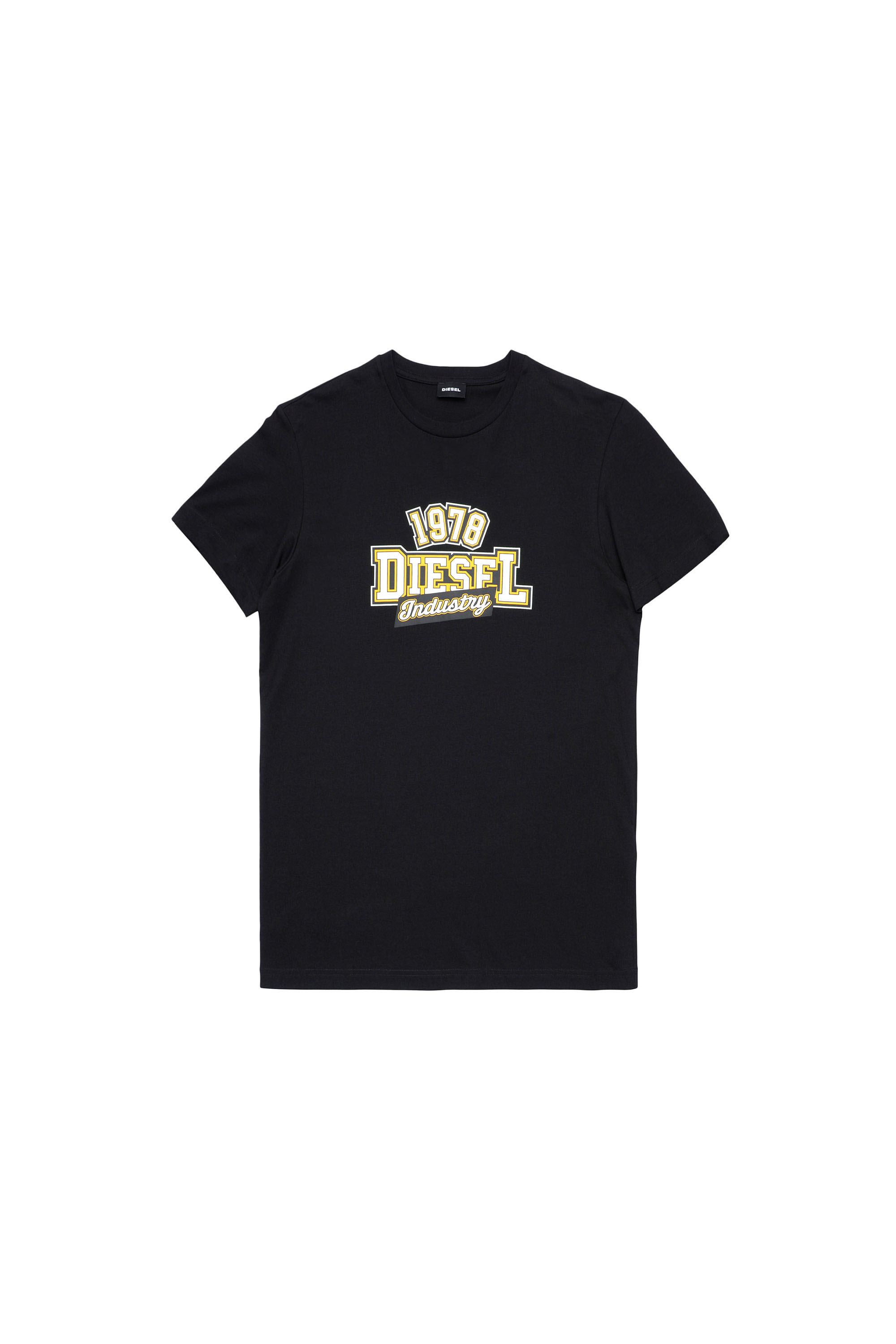 T-DIEGOS-K26, Schwarz/Gelb - T-Shirts