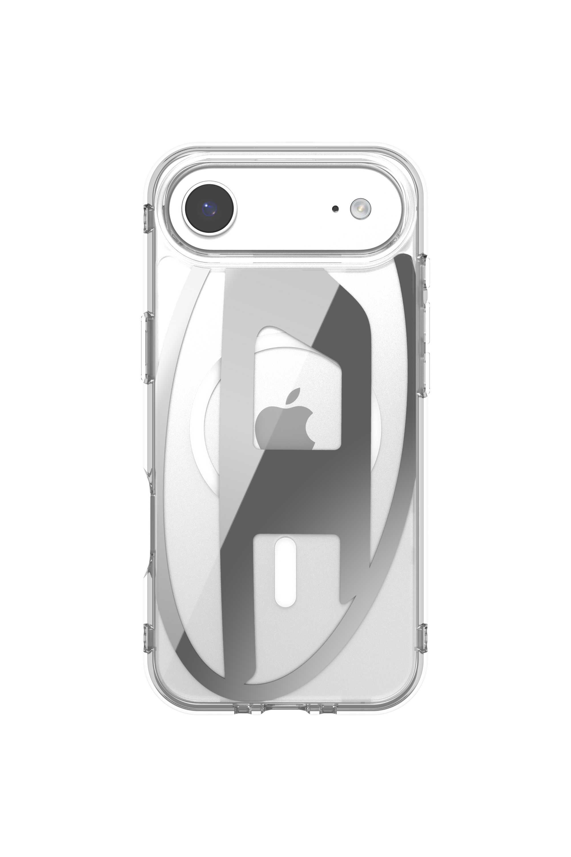 Diesel - 60412 AOP CASE, Unisex Oval D Metallic Case mit Magsafe f&uuml;r iPhone 17 Air in Grau - 2