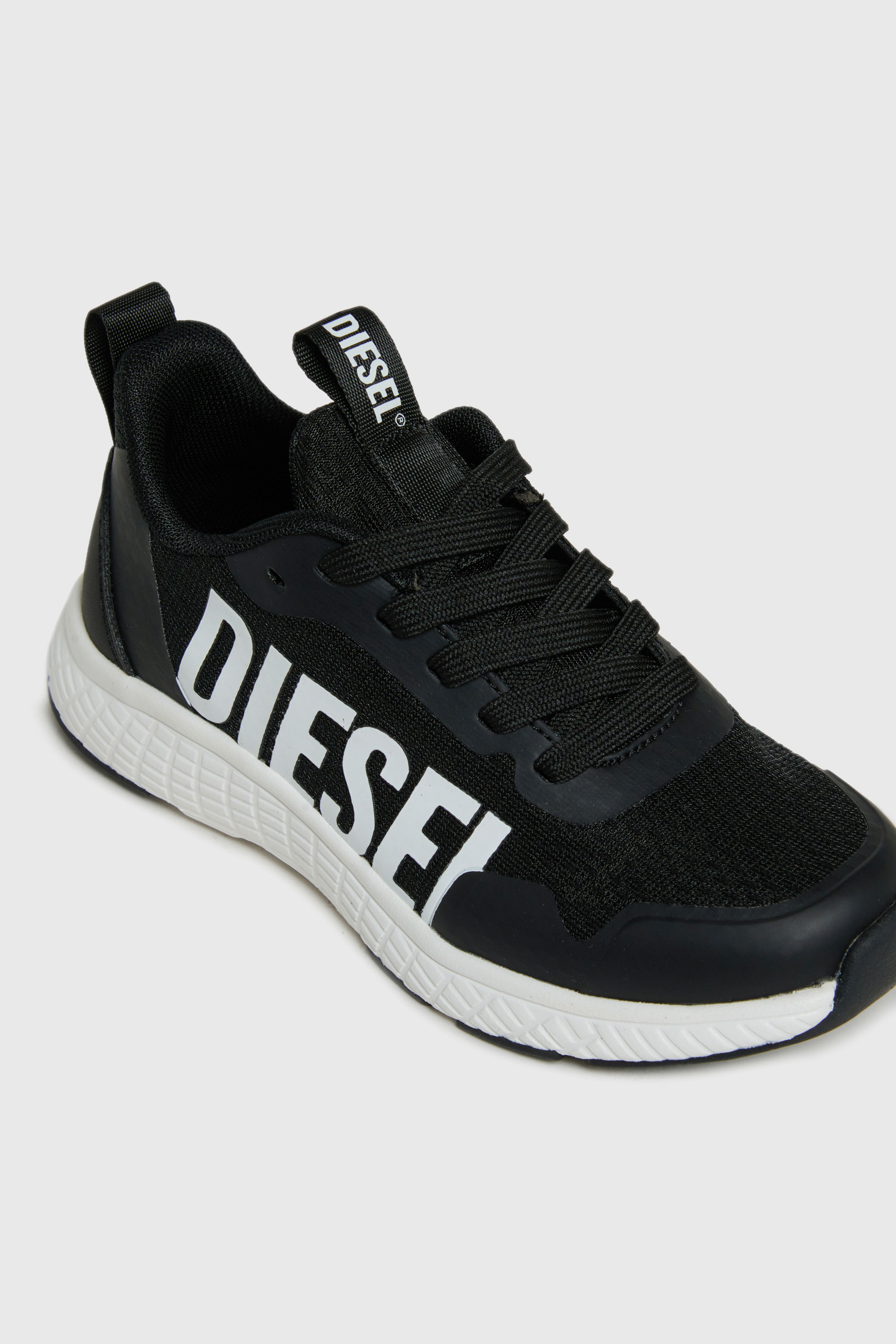 Diesel - S-RUNCOUT, Unisex S-Runcout - Sneakers mit maxi Diesel Logo in Schwarz - 4