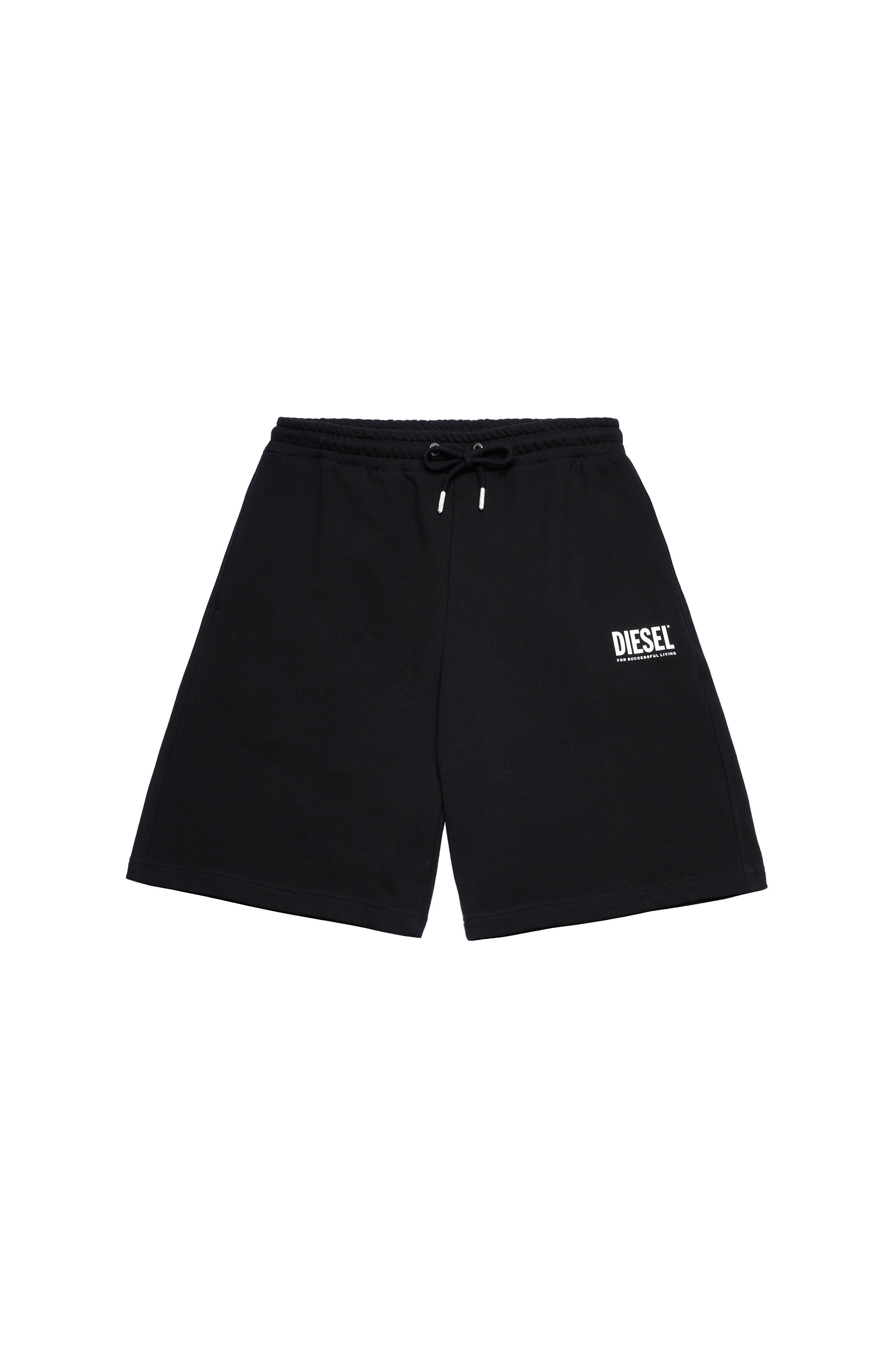 P-CROWN-ECOLOGO, Schwarz - Kurze Hosen