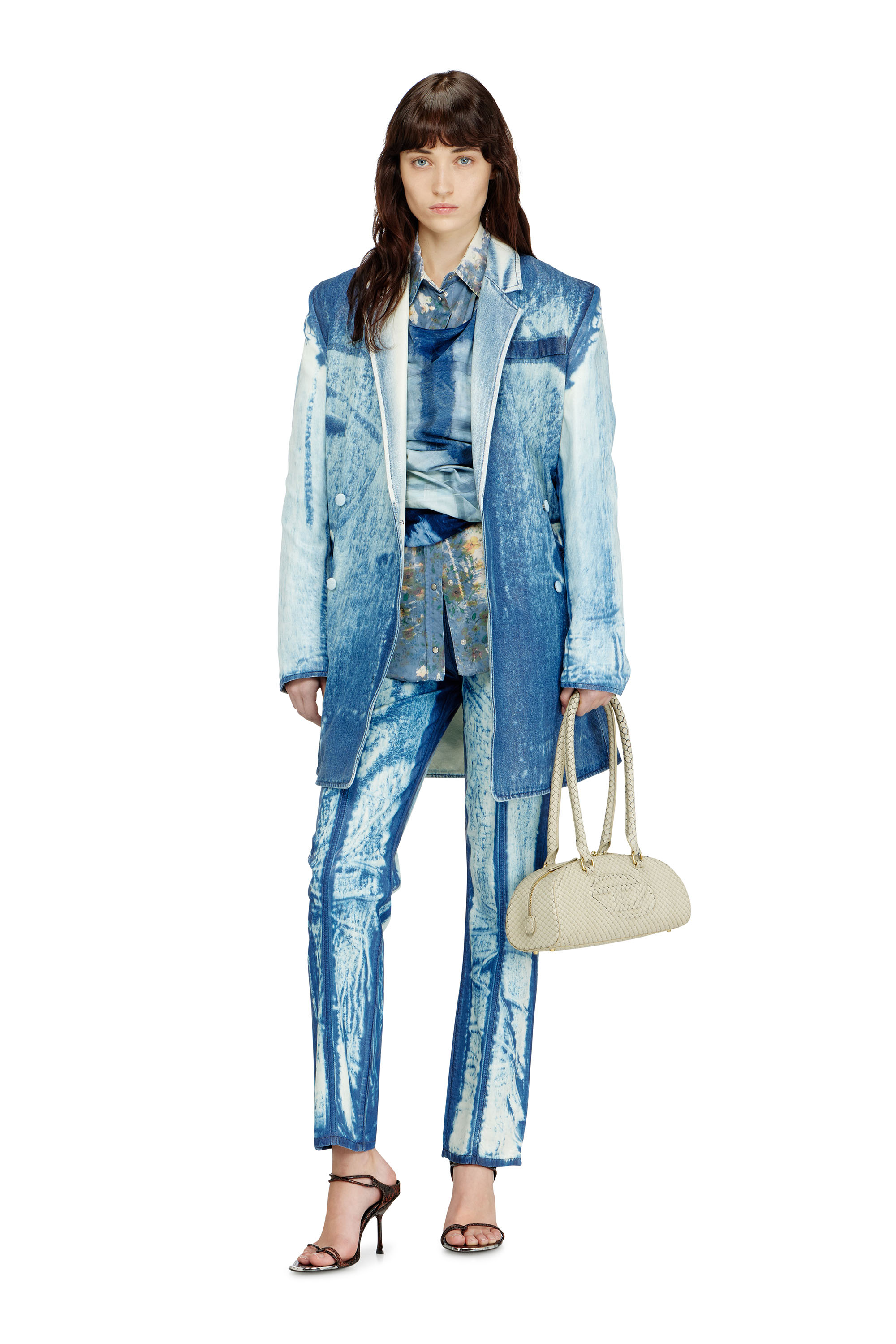 Diesel - Damen Slim Jeans D-LYSAR 068XC, Mittelblau - 1