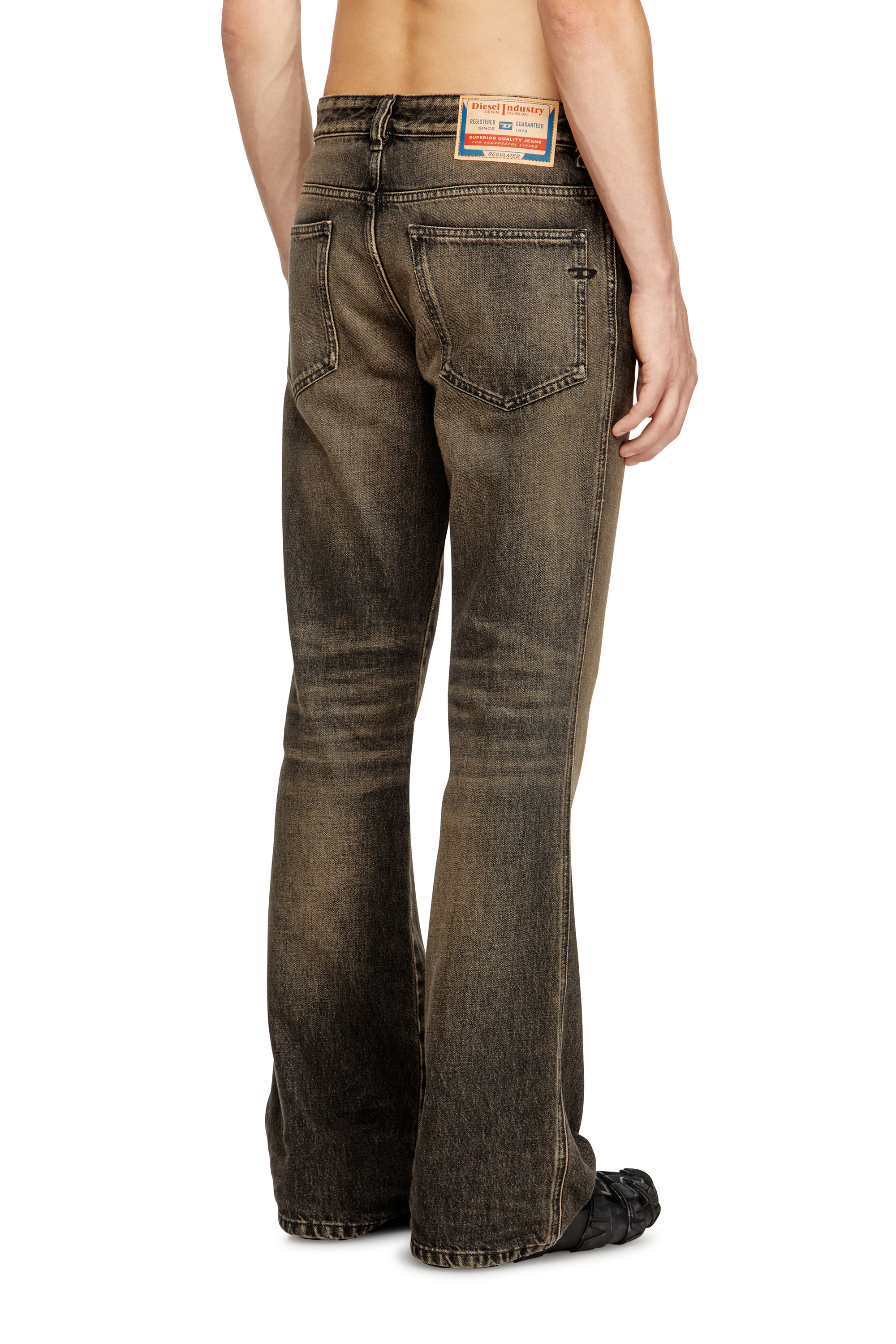 Diesel - Herren Bootcut Jeans 1998 D-Buck 007AX, Schwarz/Dunkelgrau - 2