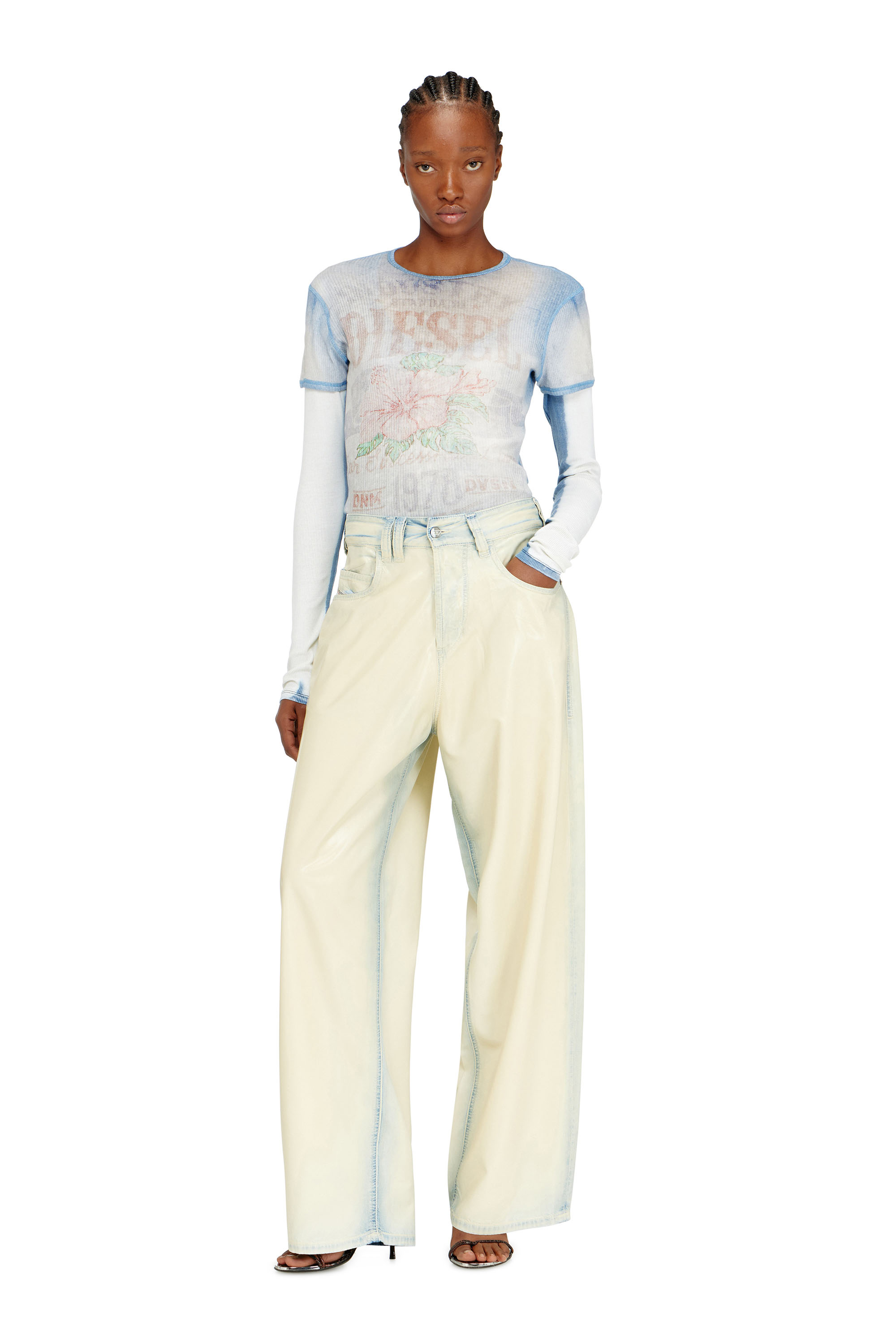 Diesel - Unisex Relaxed Jeans 1997 D-Enim-M 068WD, Hellblau - 2