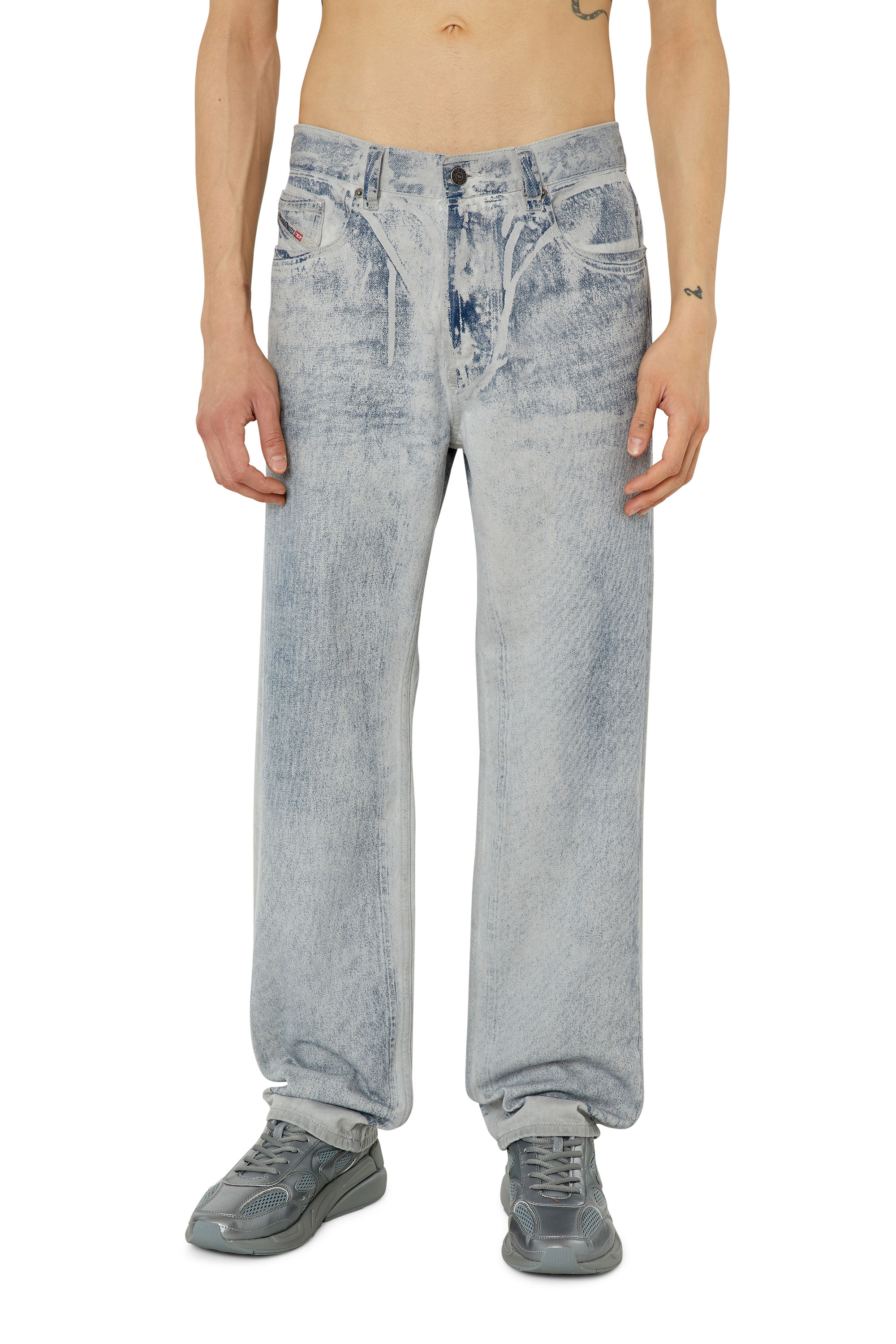 Diesel - 2010 D-Macs 09F23 Straight Jeans, Hellgrau - Image 1