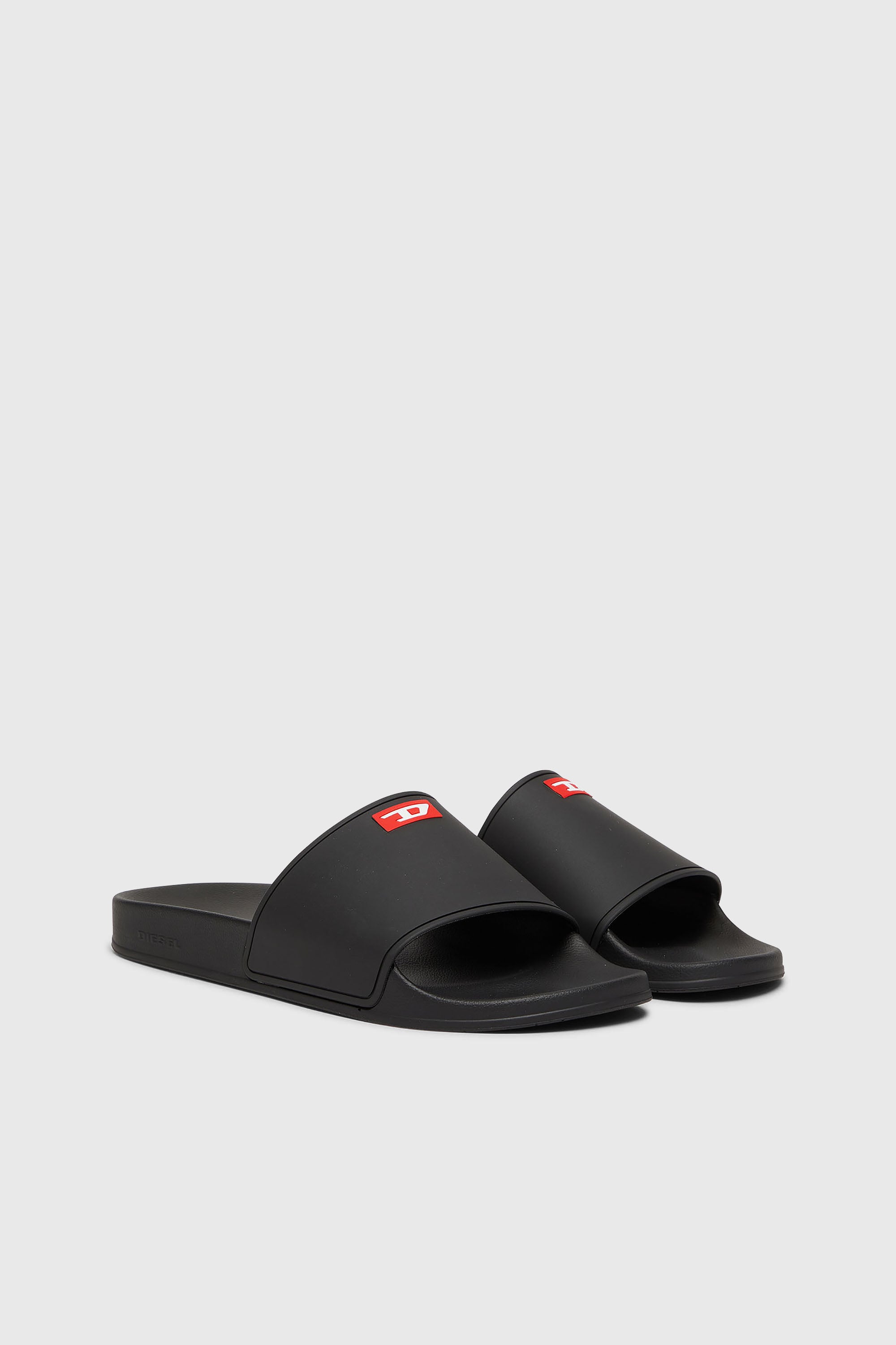 Diesel - SA-SWIM, Herren Sa-Swim-Pool-Slides aus Gummi mit D-Logo in Schwarz - 2