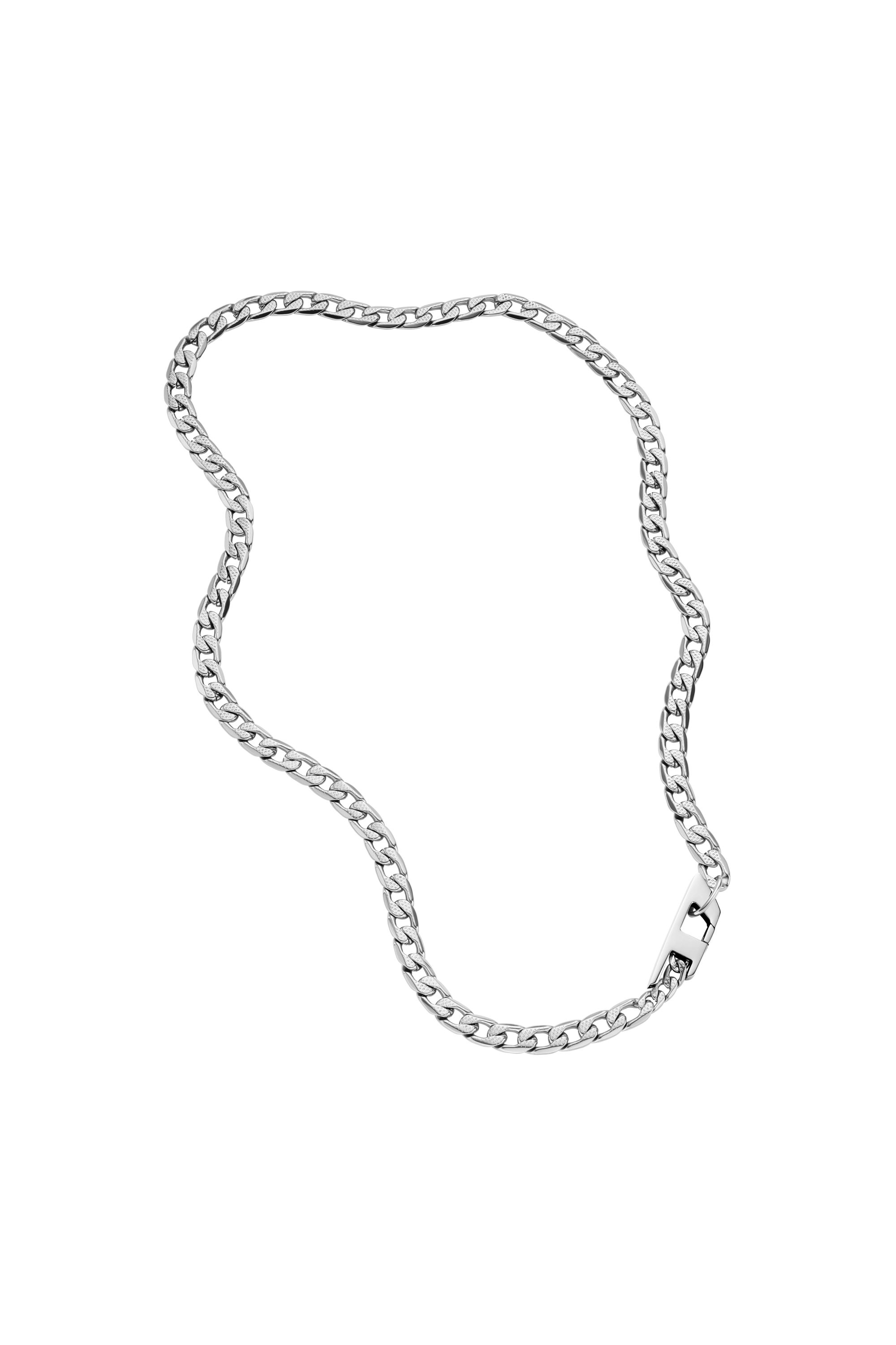 Diesel - DX1497, Unisex Stainless steel chain necklace in Silver - Image 2