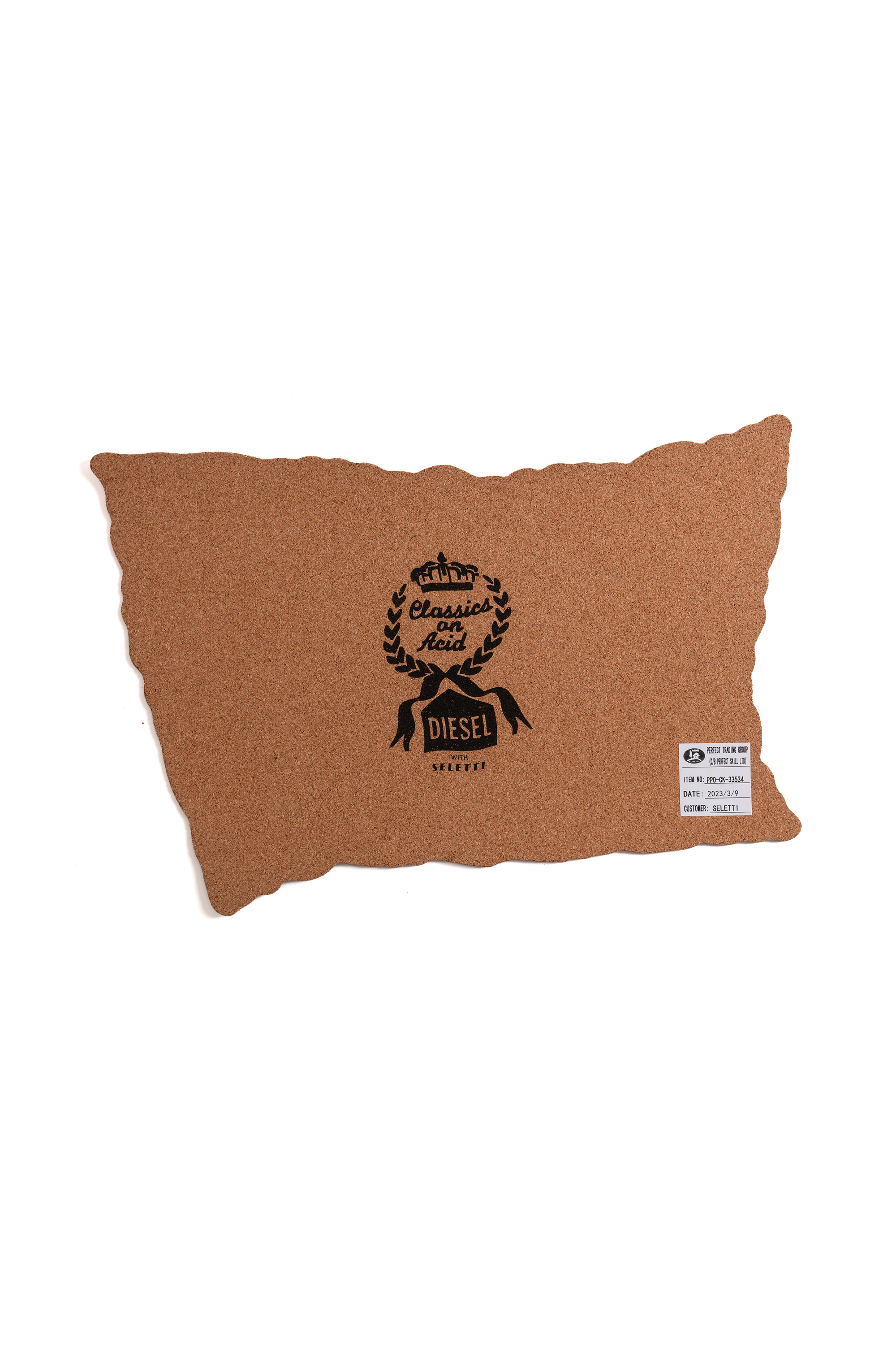 Diesel - 11261 TABLE MAT "DIESEL LIVING" - ACID F, Unisex Tischset aus Kork in Weiß - 2