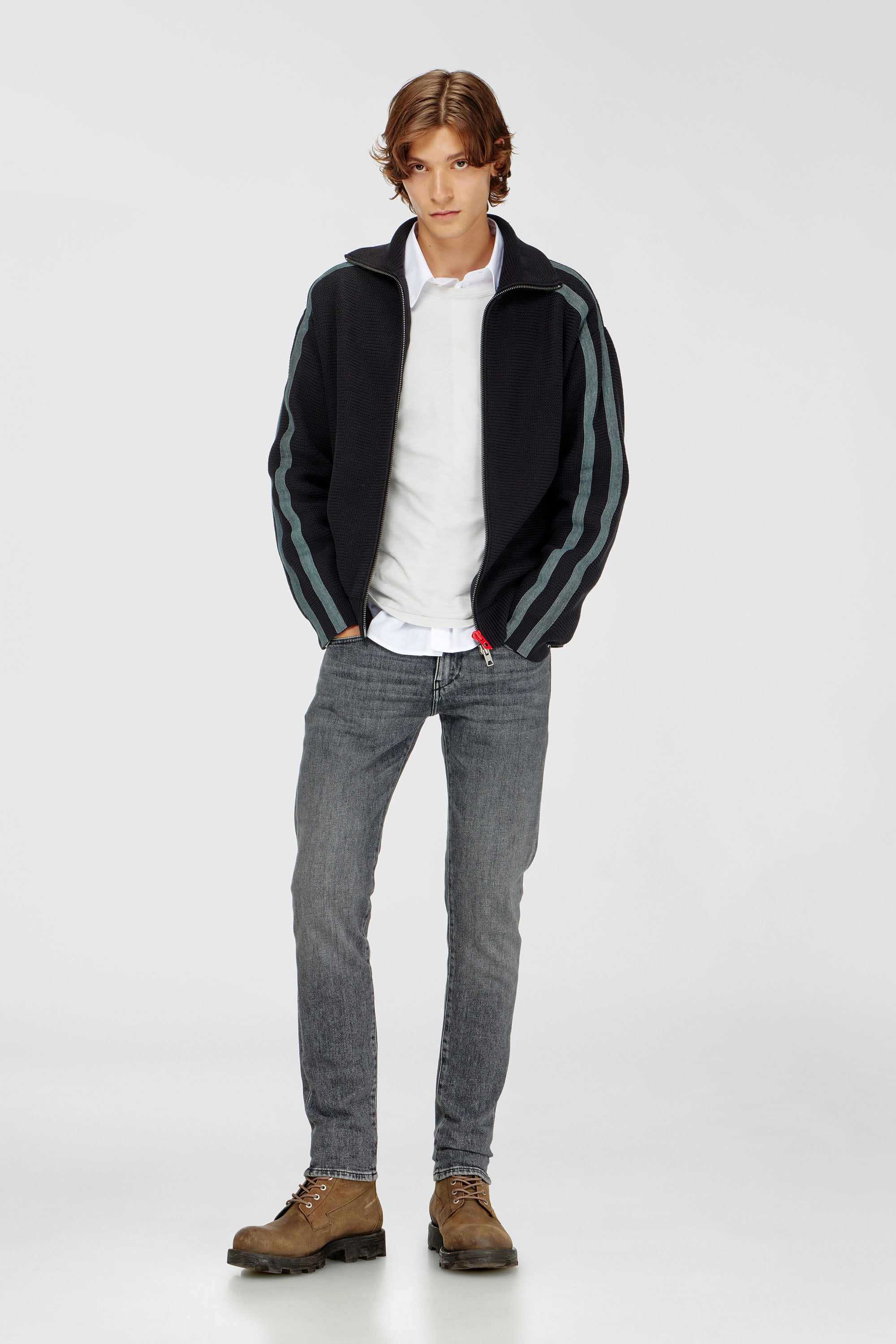 Diesel - Man's Slim Jeans 2019 D-Strukt 0CIAT, Grey - 1