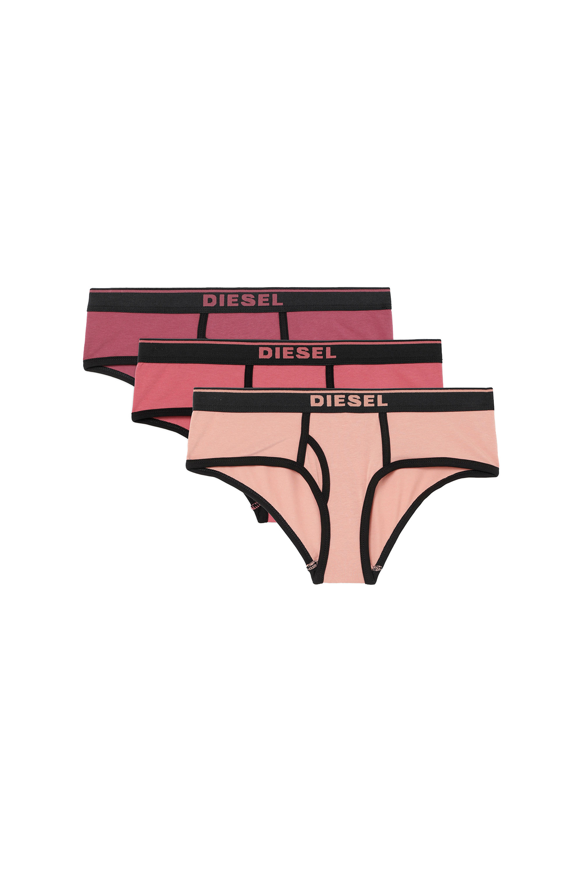 UFPN-OXY-THREEPACK, Schwarz/Rosa - Panties