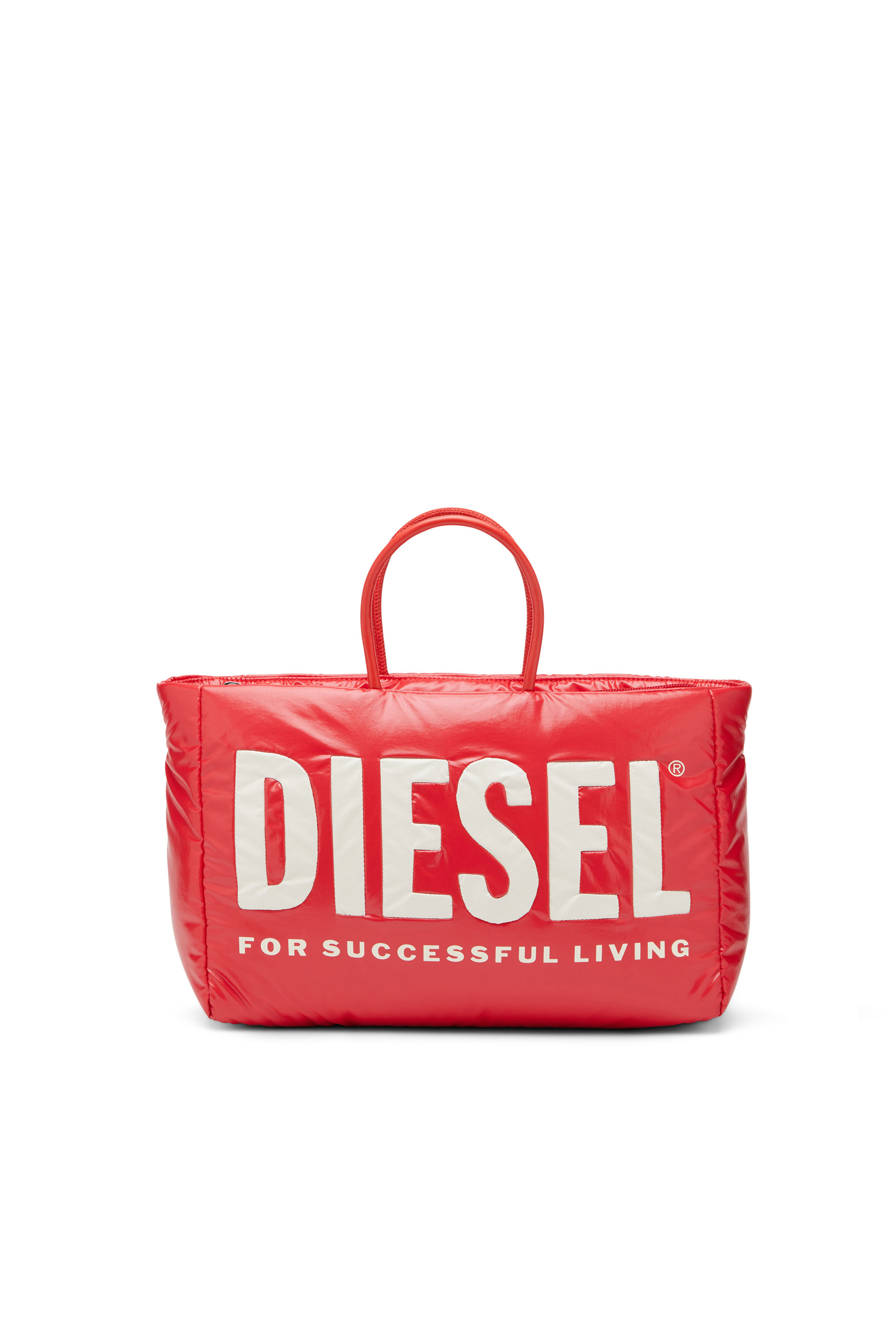 Diesel - PUFF DSL TOTE M X, Rot - Image 1