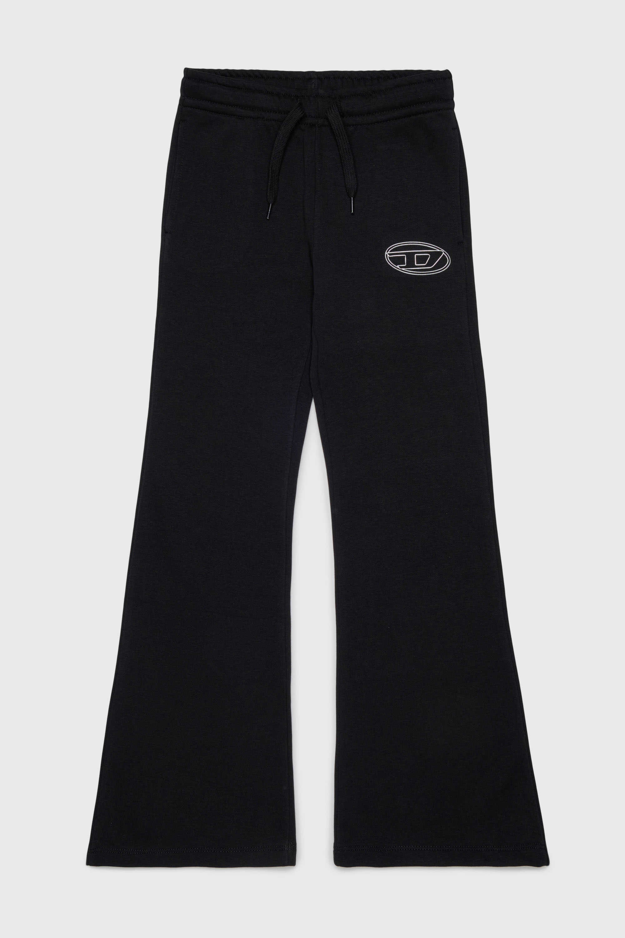 Diesel - PALBIRT, Damen Ausgestellte Sweatpants mit Oval D Logo in Schwarz - 1