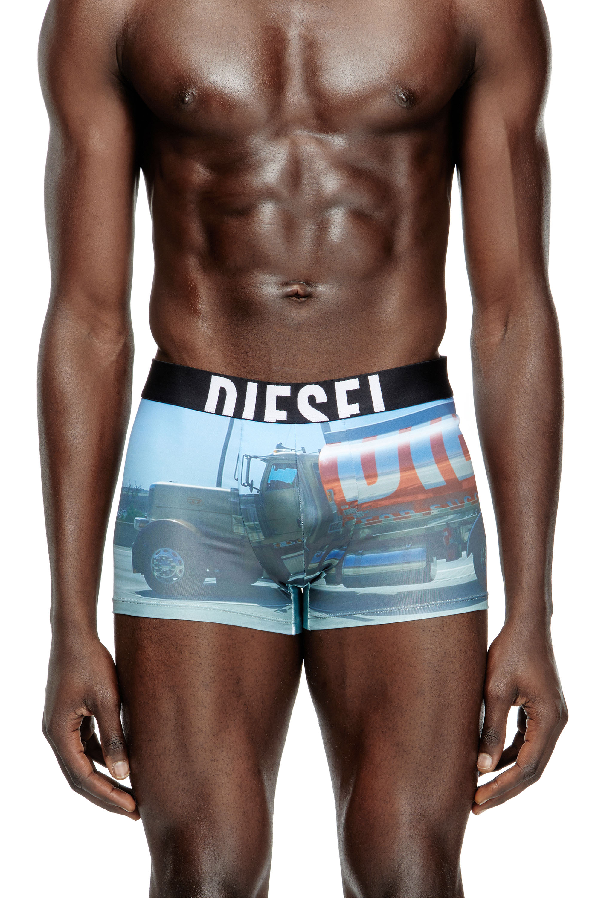 Diesel - DAMIEN-D-POP-40, Herren Retropants mit Pop-Print in Hellblau - 2