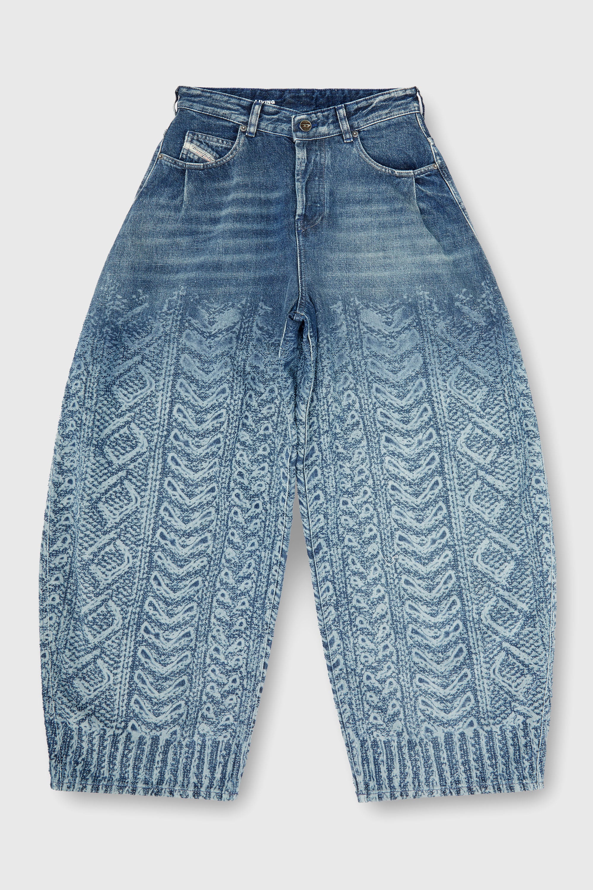 Diesel - Damen Relaxed Jeans 1987 D-Khelz 007EV, Dunkelblau - 2
