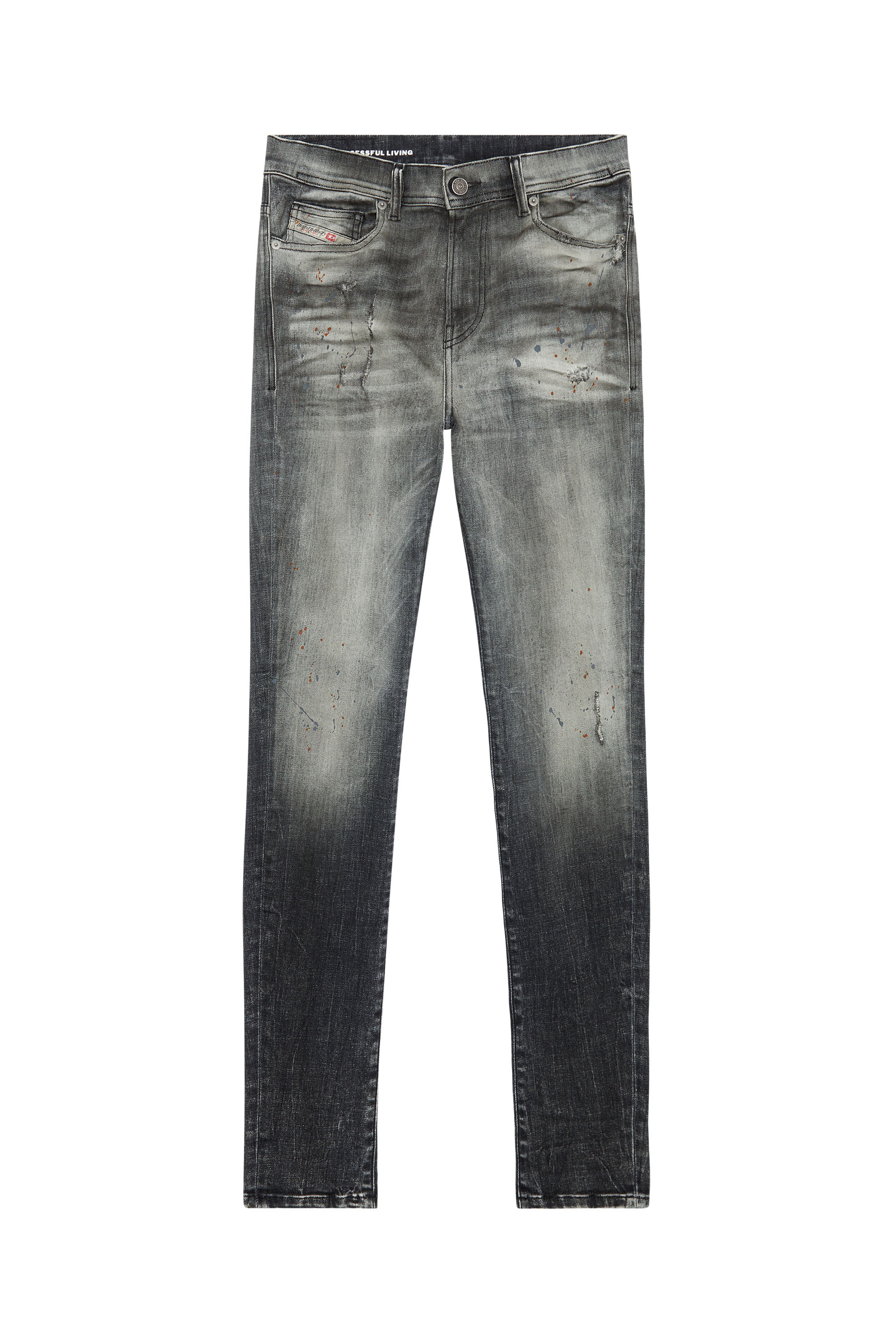 Diesel - 1983 D-Amny 09E70 Skinny Jeans, Schwarz/Dunkelgrau - Image 5