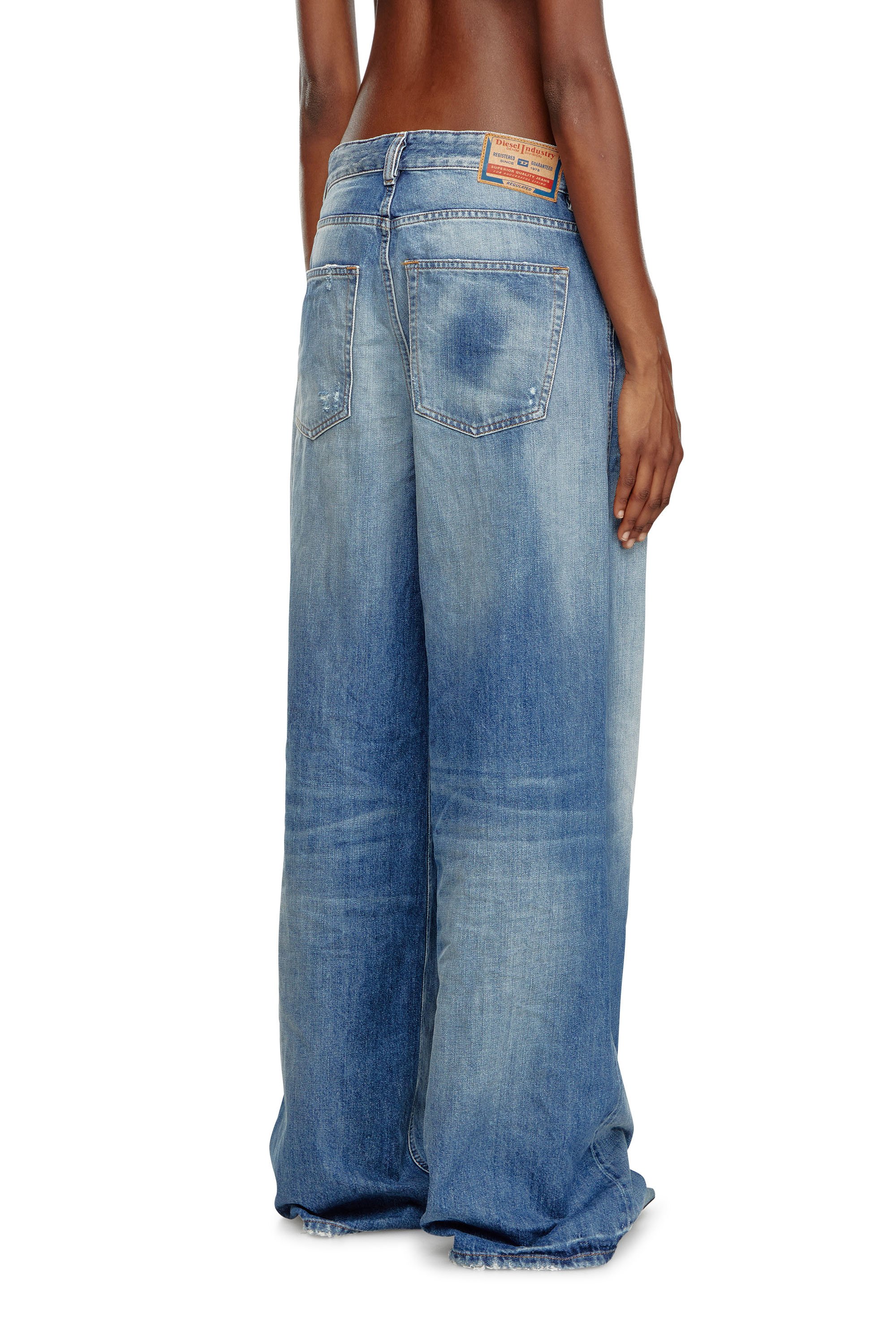 Diesel - Damen Straight Jeans 1996 D-Sire 09J86, Mittelblau - 4