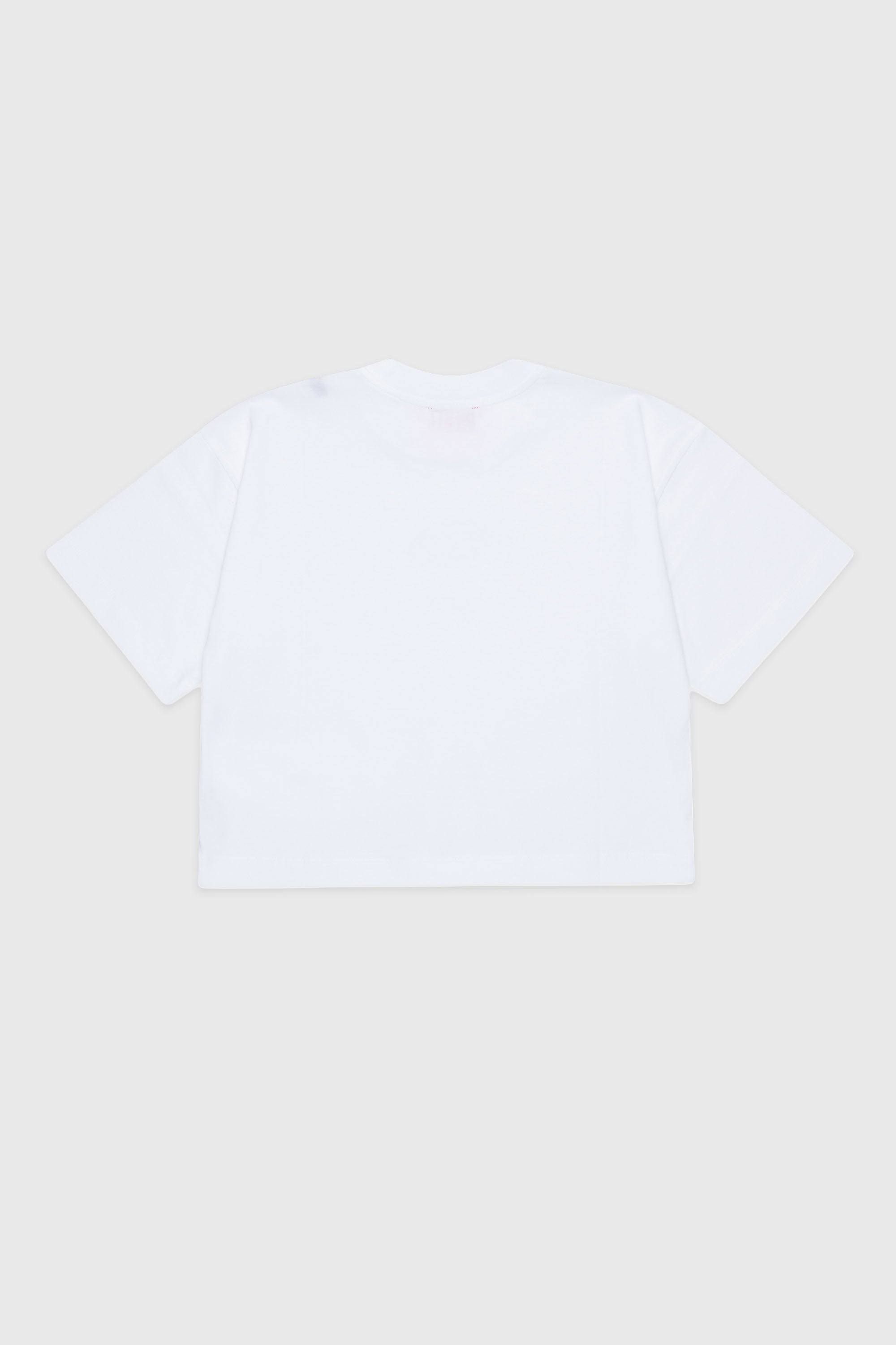 Diesel - TLIXIN, Damen Cropped T-shirt mit Oval D Logo in Wei&szlig; - 1