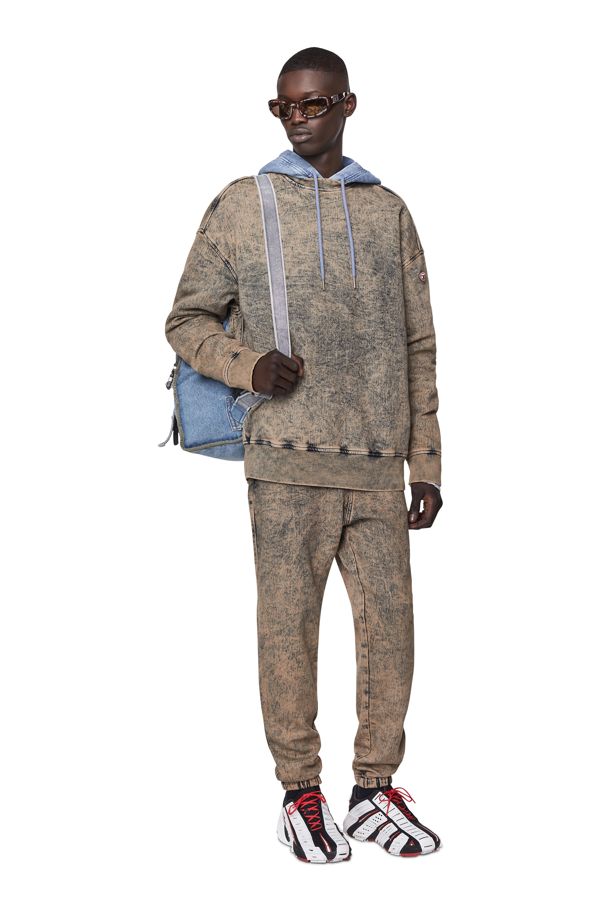 D-Lab Track Denim 09D16 Tapered, Rosa Diesel - D-Lab Track Denim 09D16 Tapered, Rosa - Image 1