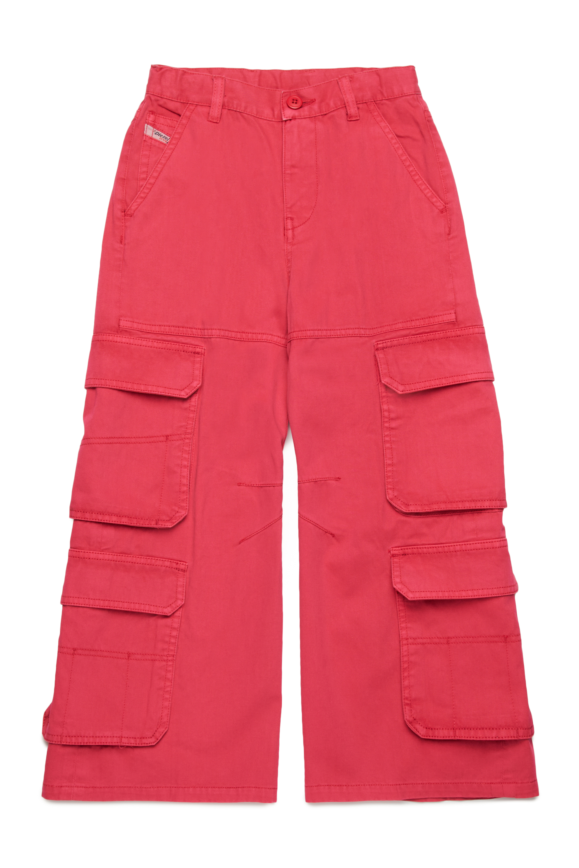 Diesel - PDARGJXCARGO, Woman's Multi-pocket cargo pants in Pink - 1