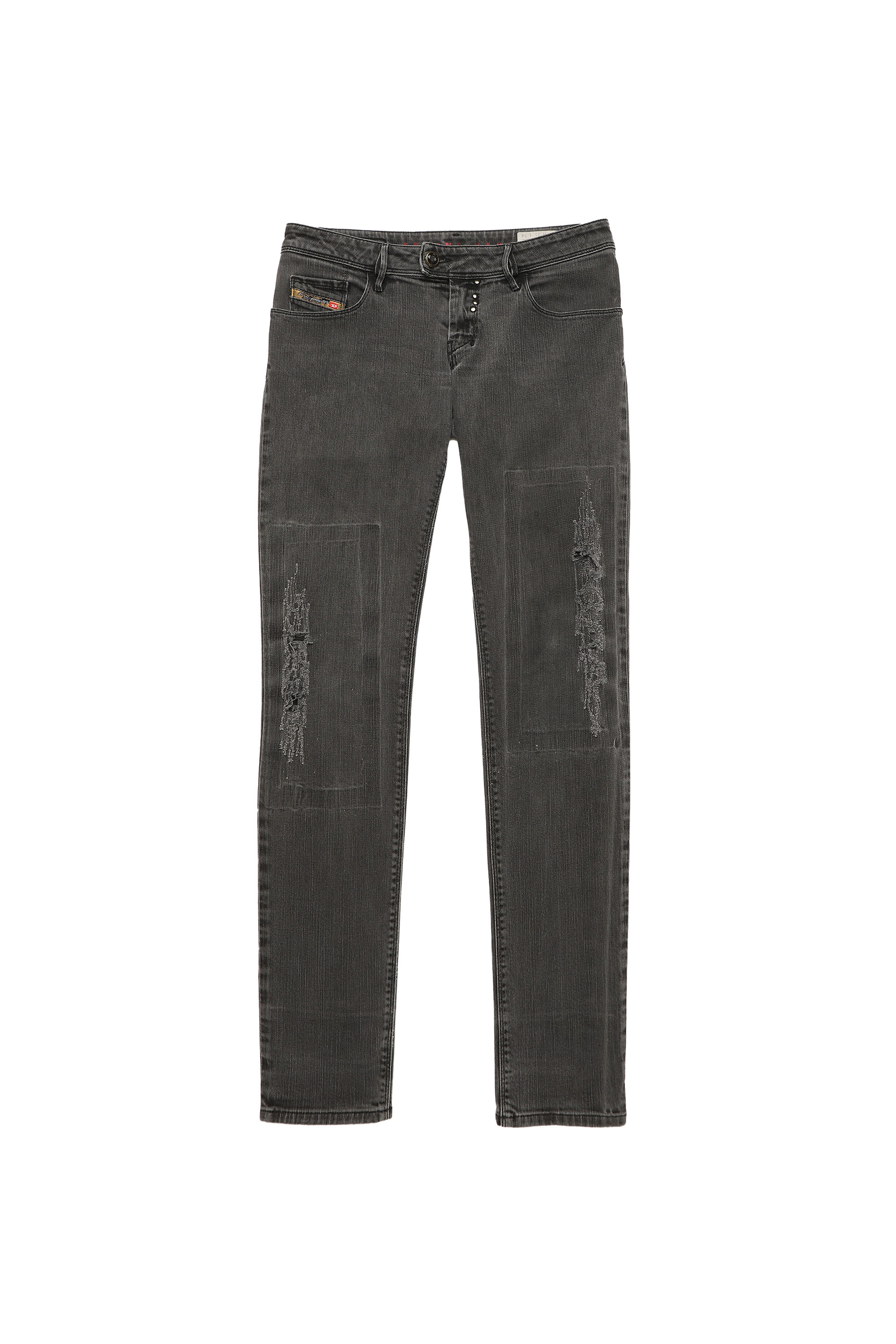Diesel - NEVY, Damen Diesel Damen - Jeans Dunkelgrau in Dunkelgrau - 1