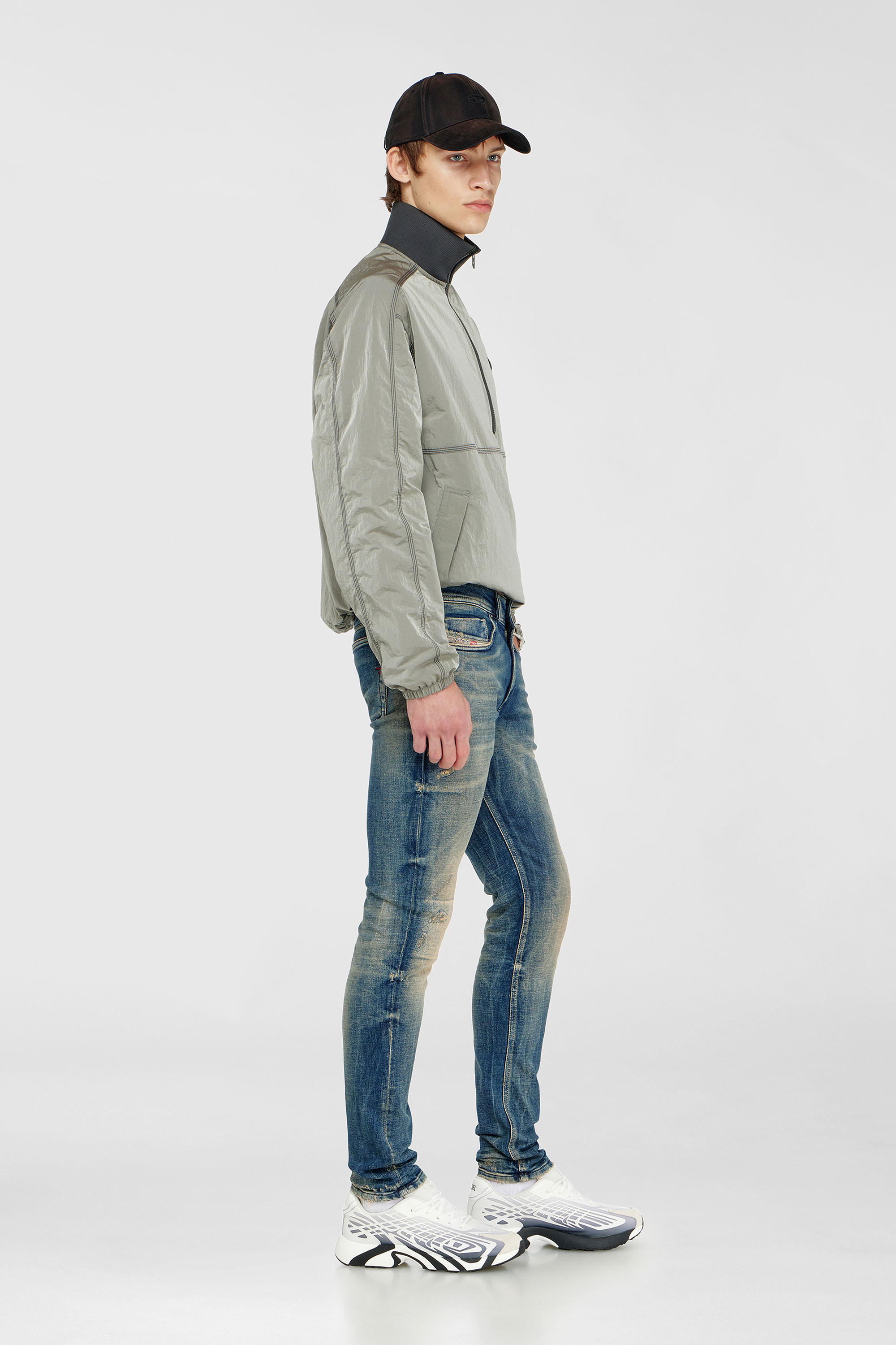 Diesel - Herren Skinny Jeans 1979 Sleenker 09P68, Dunkelblau - 1