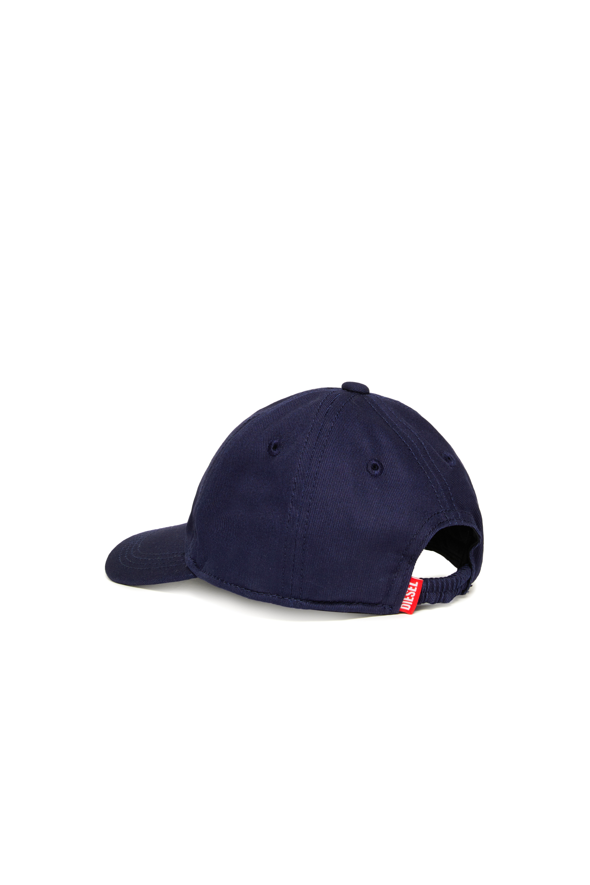 Diesel - FPRITTILB, Unisex Basecap aus Denim mit Dégradé-Logo in Dunkelblau - 2