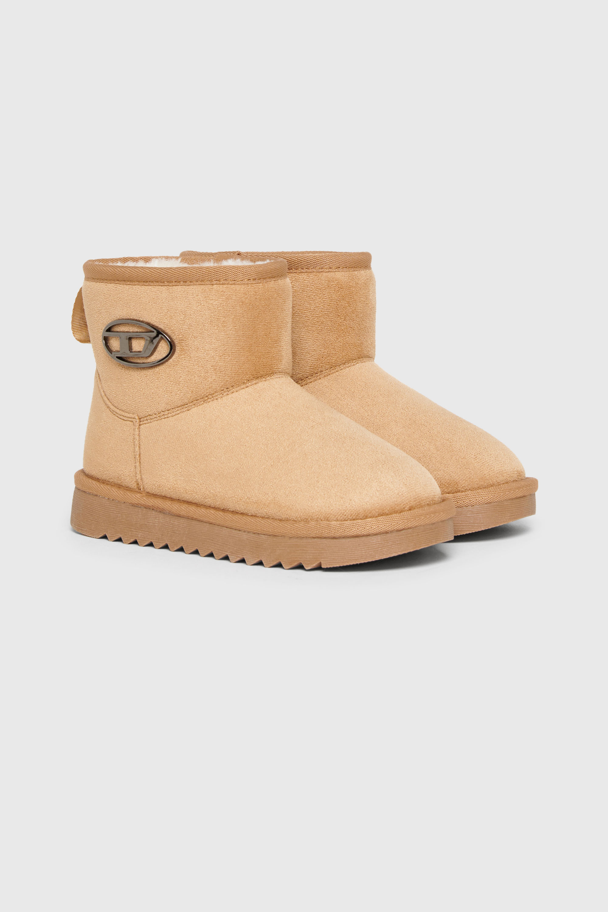 Diesel - D-DAATEN, Unisex D-Daaten - Stiefel mit Pl&uuml;schfutter in Braun - 2