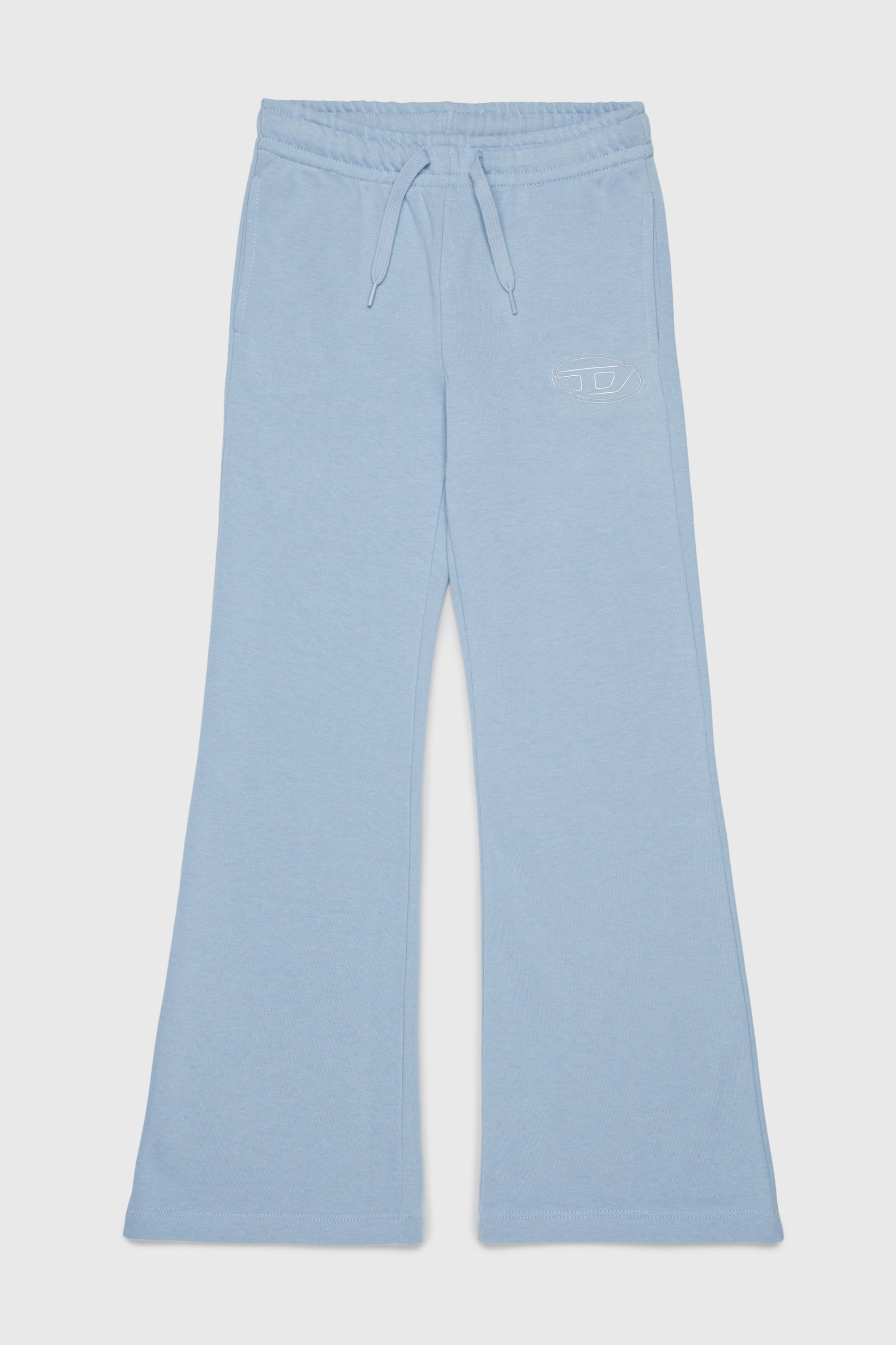 Diesel - PALBIRT, Damen Ausgestellte Sweatpants mit Oval D Logo in Hellblau - 1