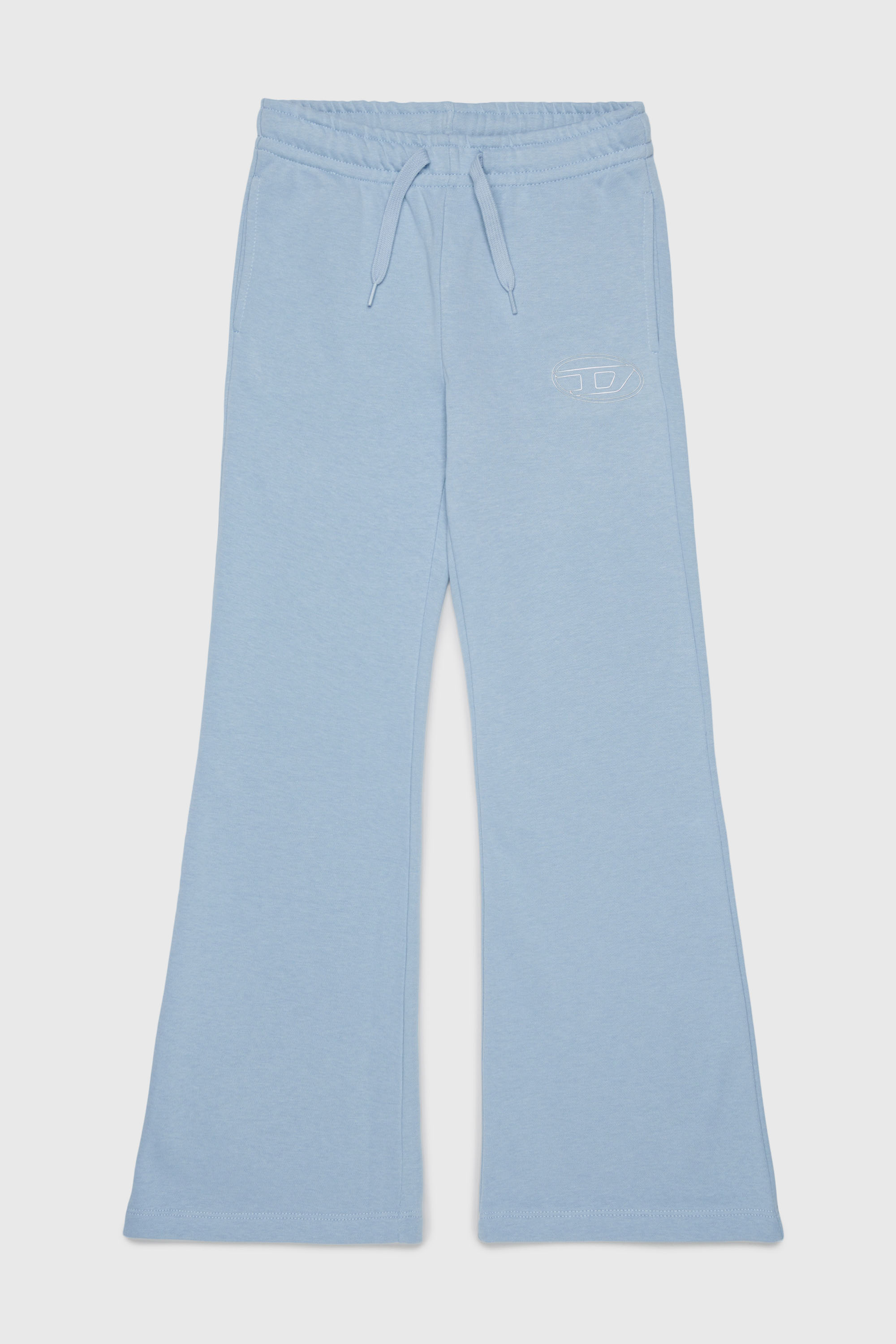 Diesel - PALBIRT, Damen Ausgestellte Sweatpants mit Oval D Logo in Hellblau - 1