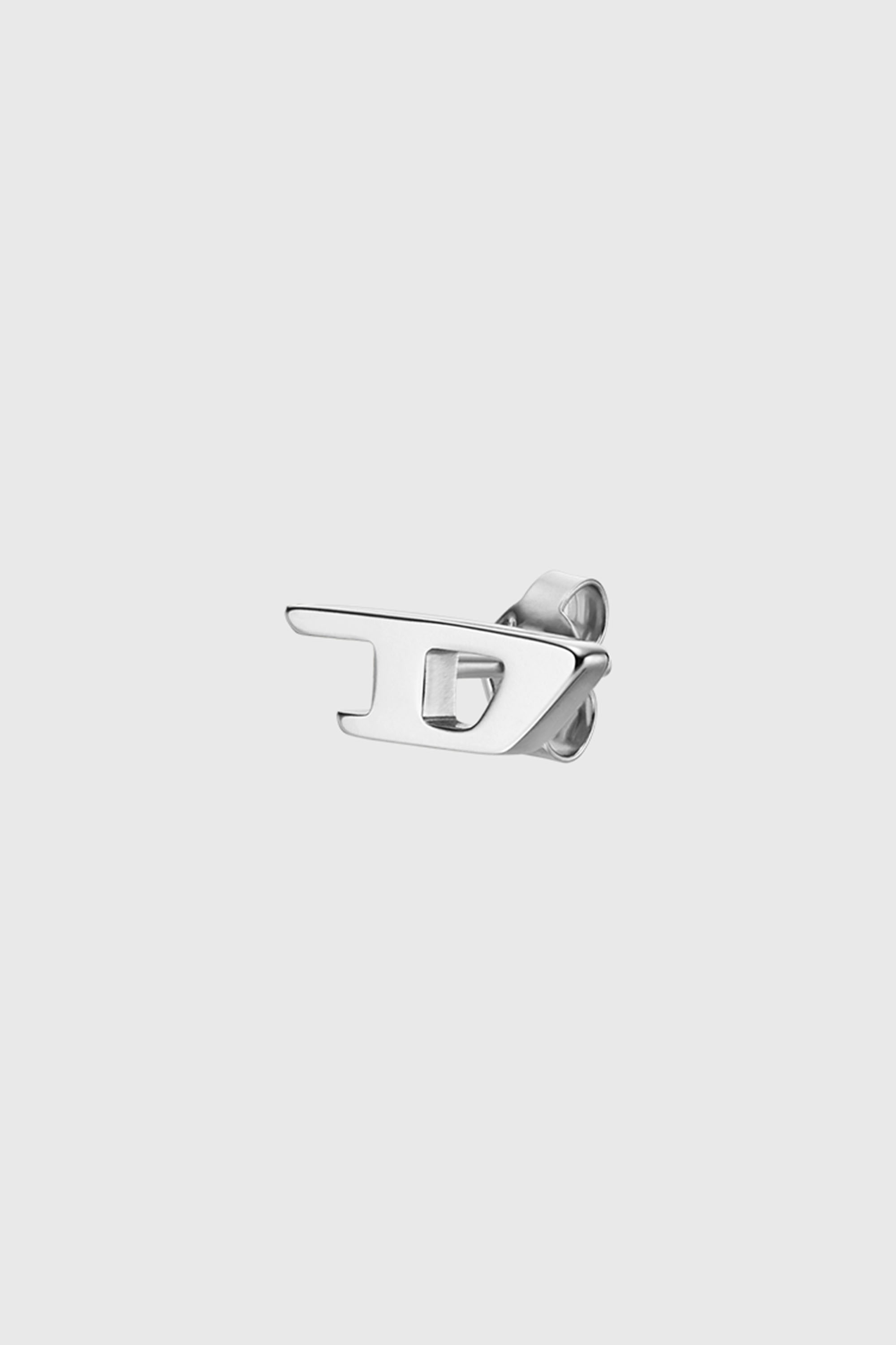 Diesel - DX1519, Unisex Ohrstecker aus Edelstahl in Silber - 1