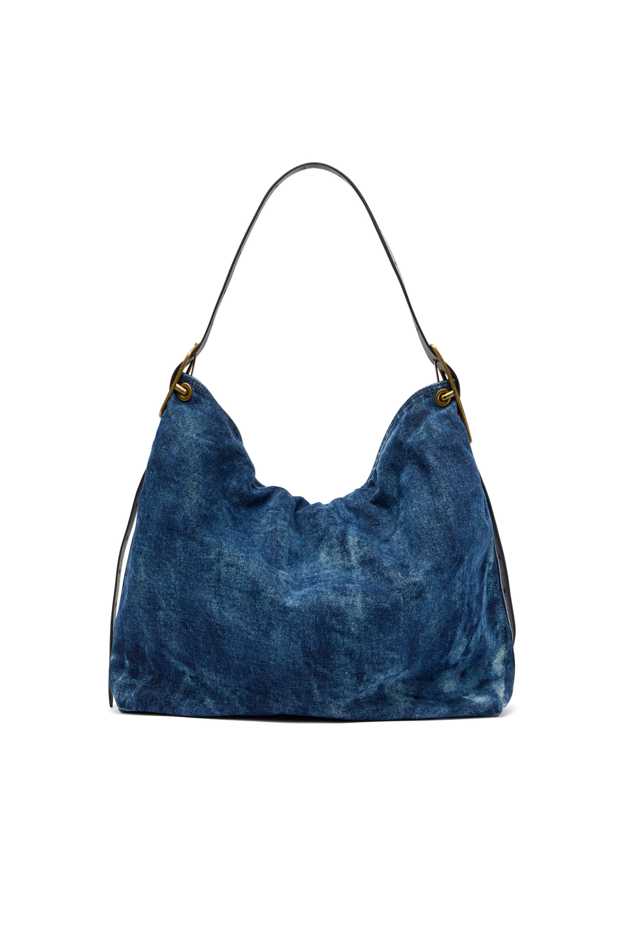 Diesel - D-LINE HOBO, Damen D-Line-Denim Hobo-Tasche in Mittelblau - 4