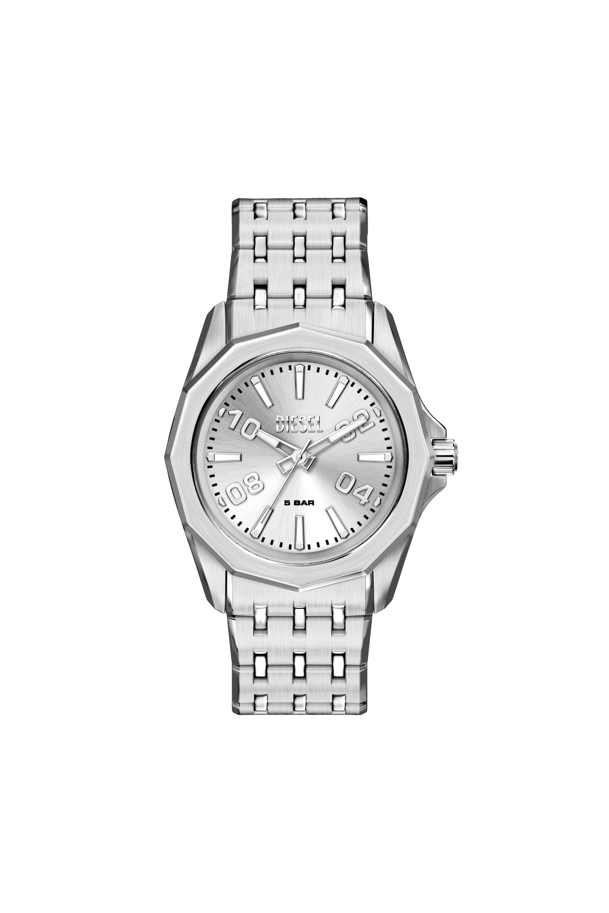 Diesel - DZ2236 WATCH, Herren Stinger Edelstahl-Uhr in Silber - 1