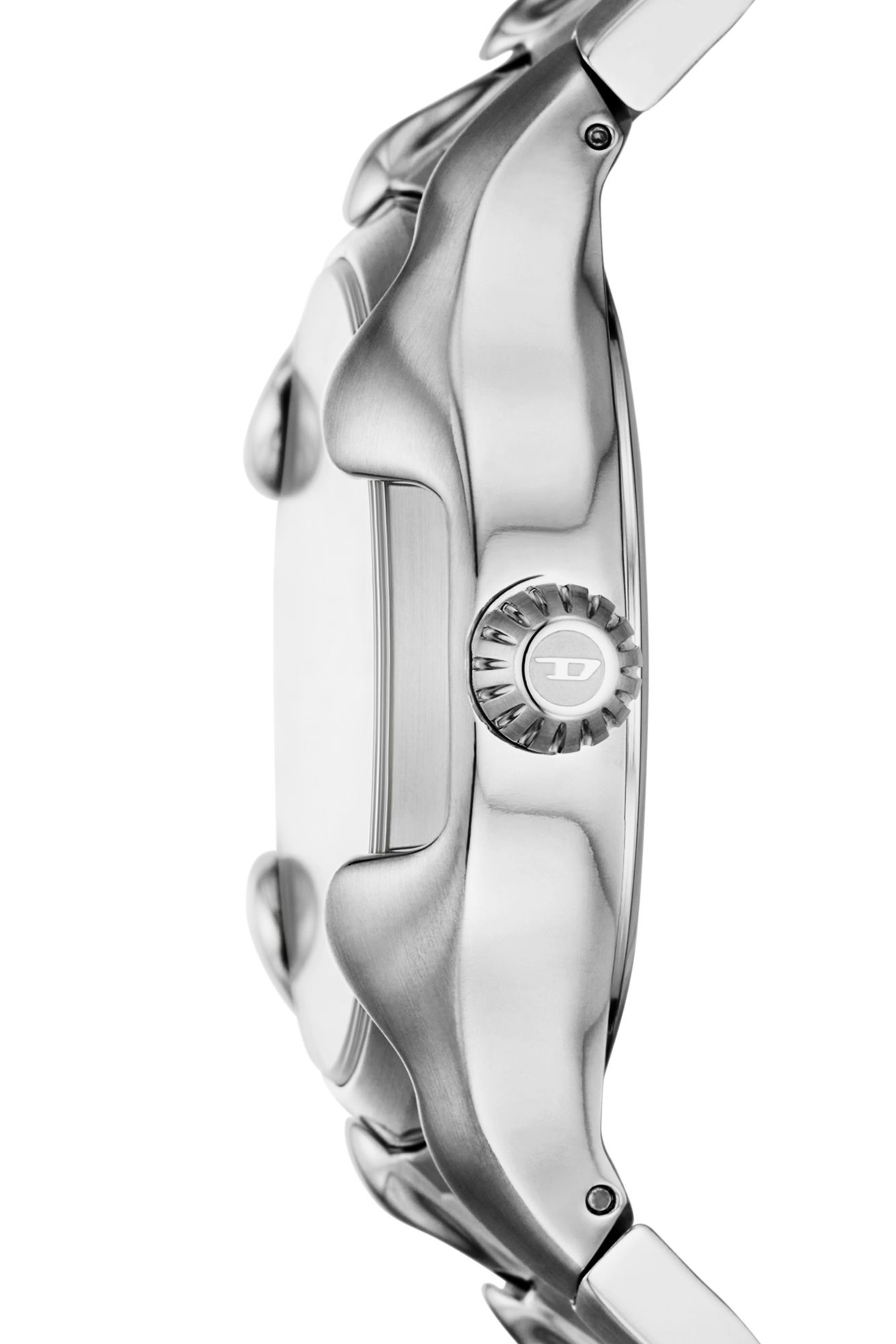 Diesel - DZ2200, Herren Vert Armbanduhr aus Edelstahl in Silber - Image 3