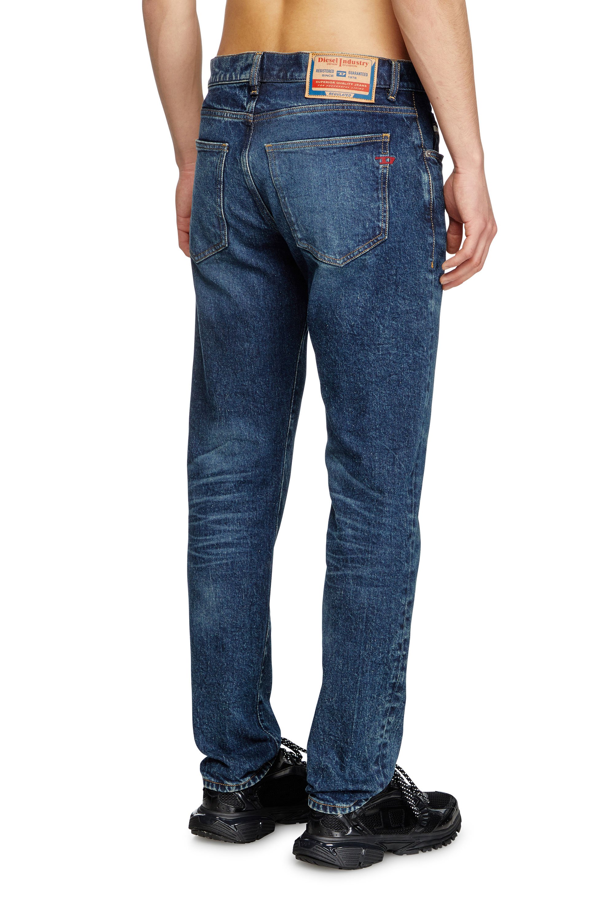 Diesel - Man's Slim Jeans 2019 D-Strukt 007Y3, Dark Blue - 4