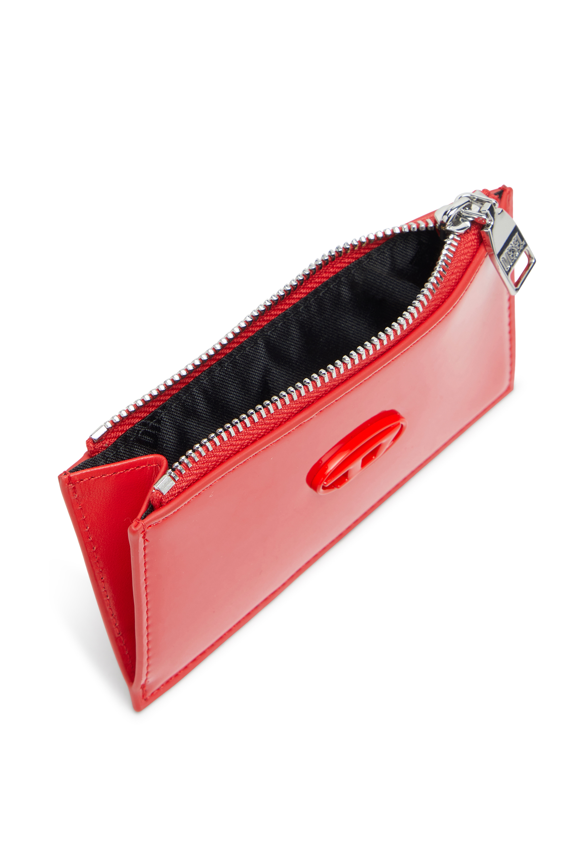 Diesel - PLAY CARD HOLDER III, Damen Kartenetui mit glänzendem Finish in Rot - 3