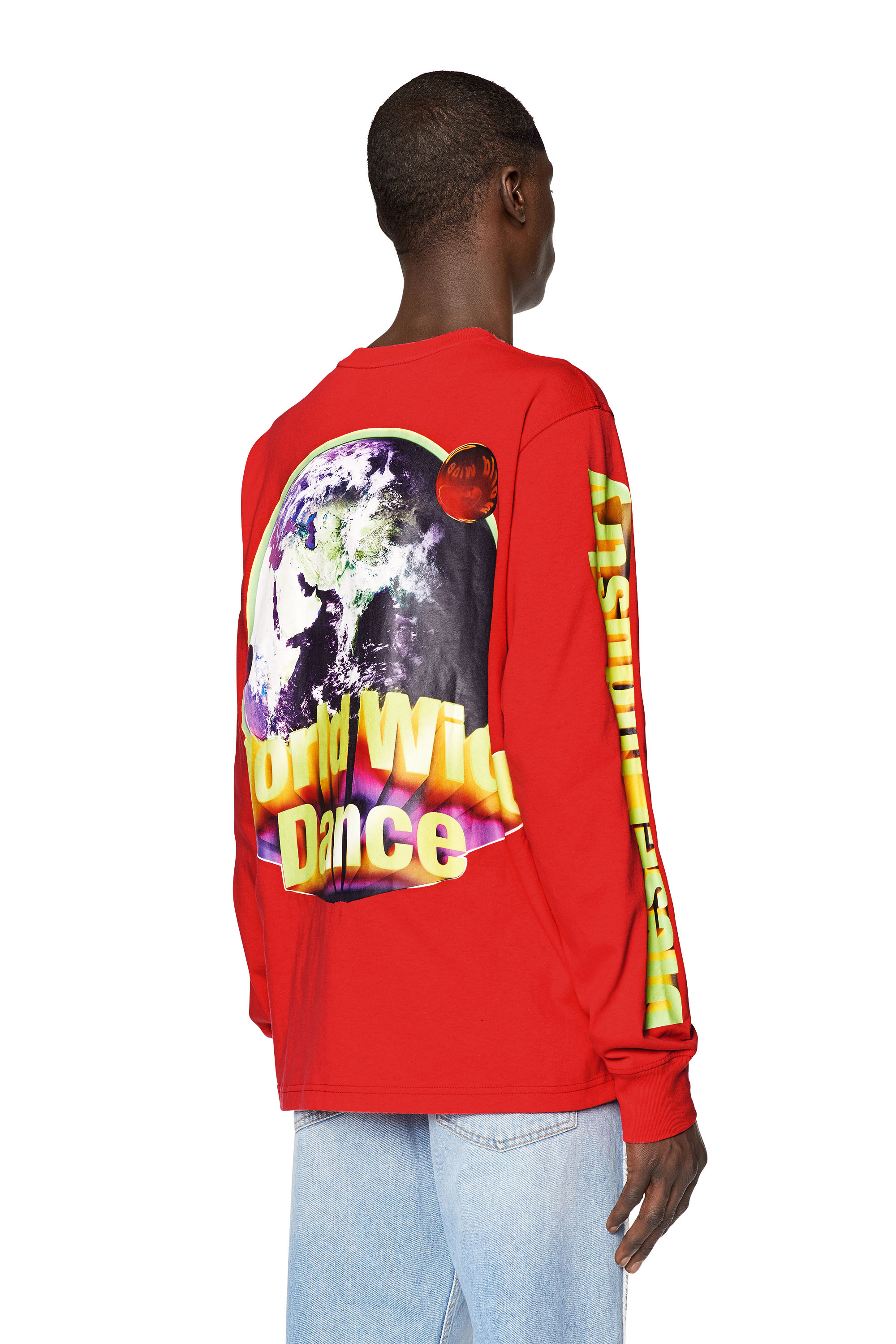 Diesel - T-JUST-LS-L1, Rosa - Image 4