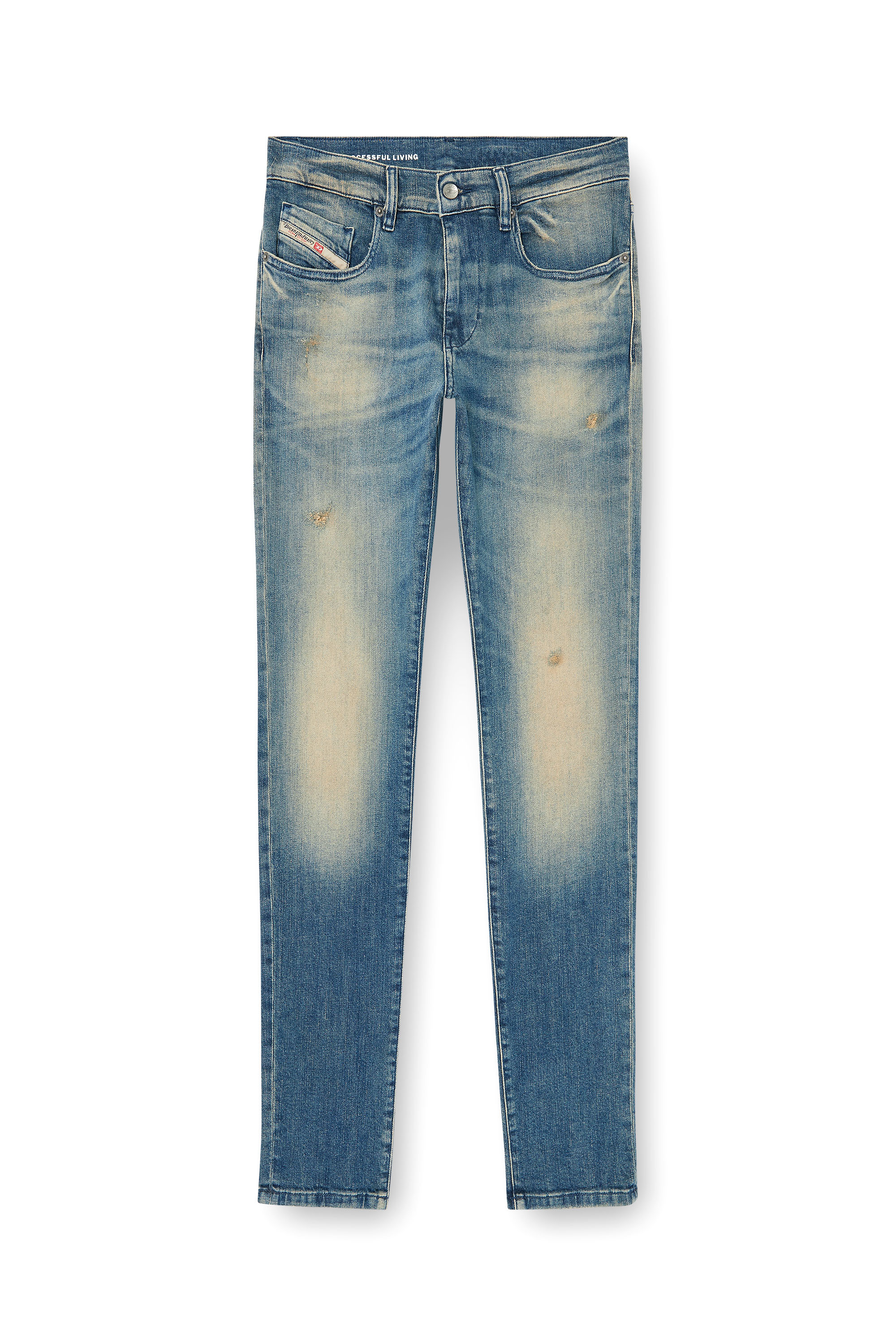 Diesel - Herren Slim Jeans 2019 D-Strukt 0KBBW, Mittelblau - 6