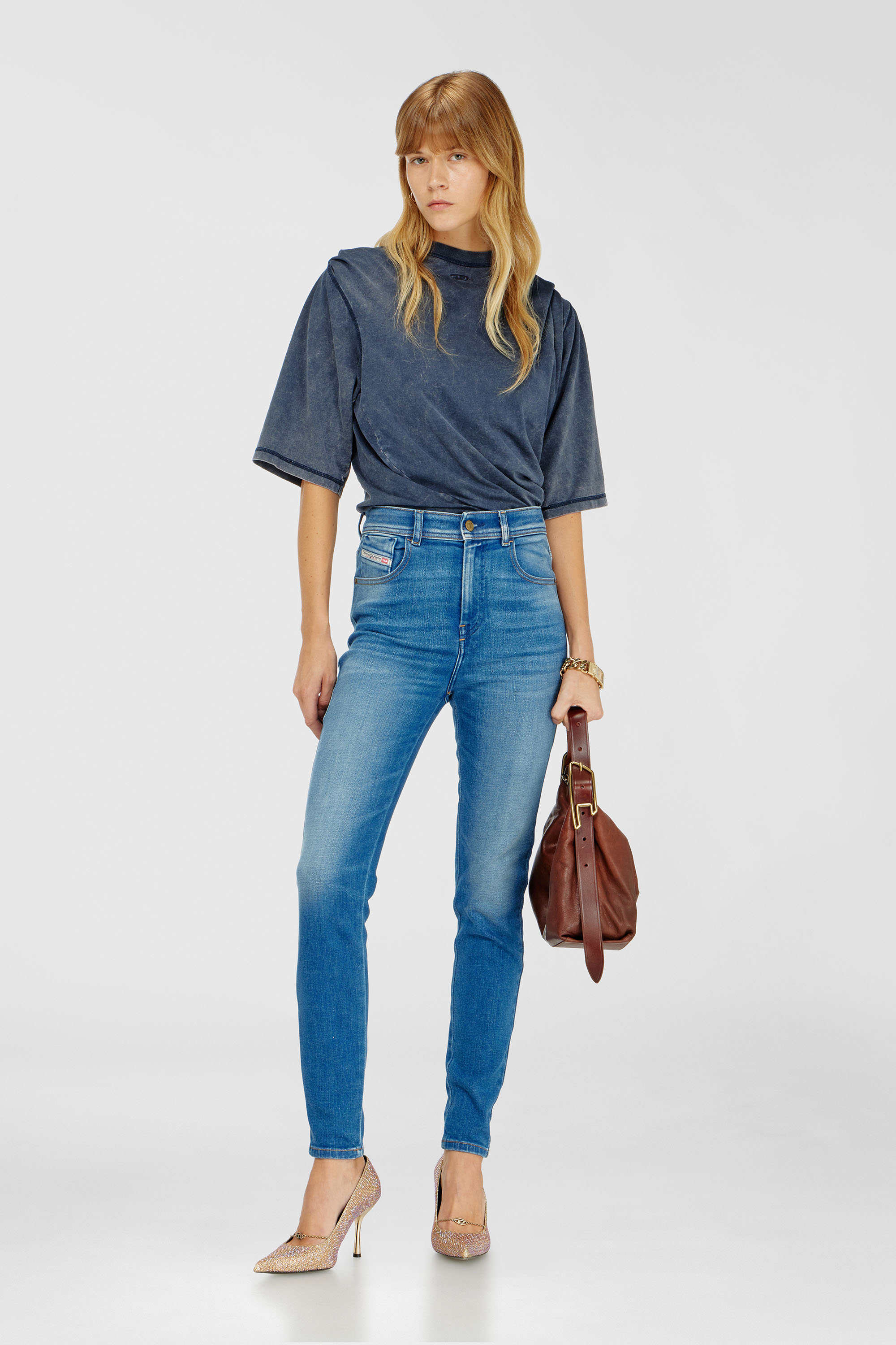 Diesel - Damen Skinny Jeans 1984 Slandy-High 09Q79, Mittelblau - 1