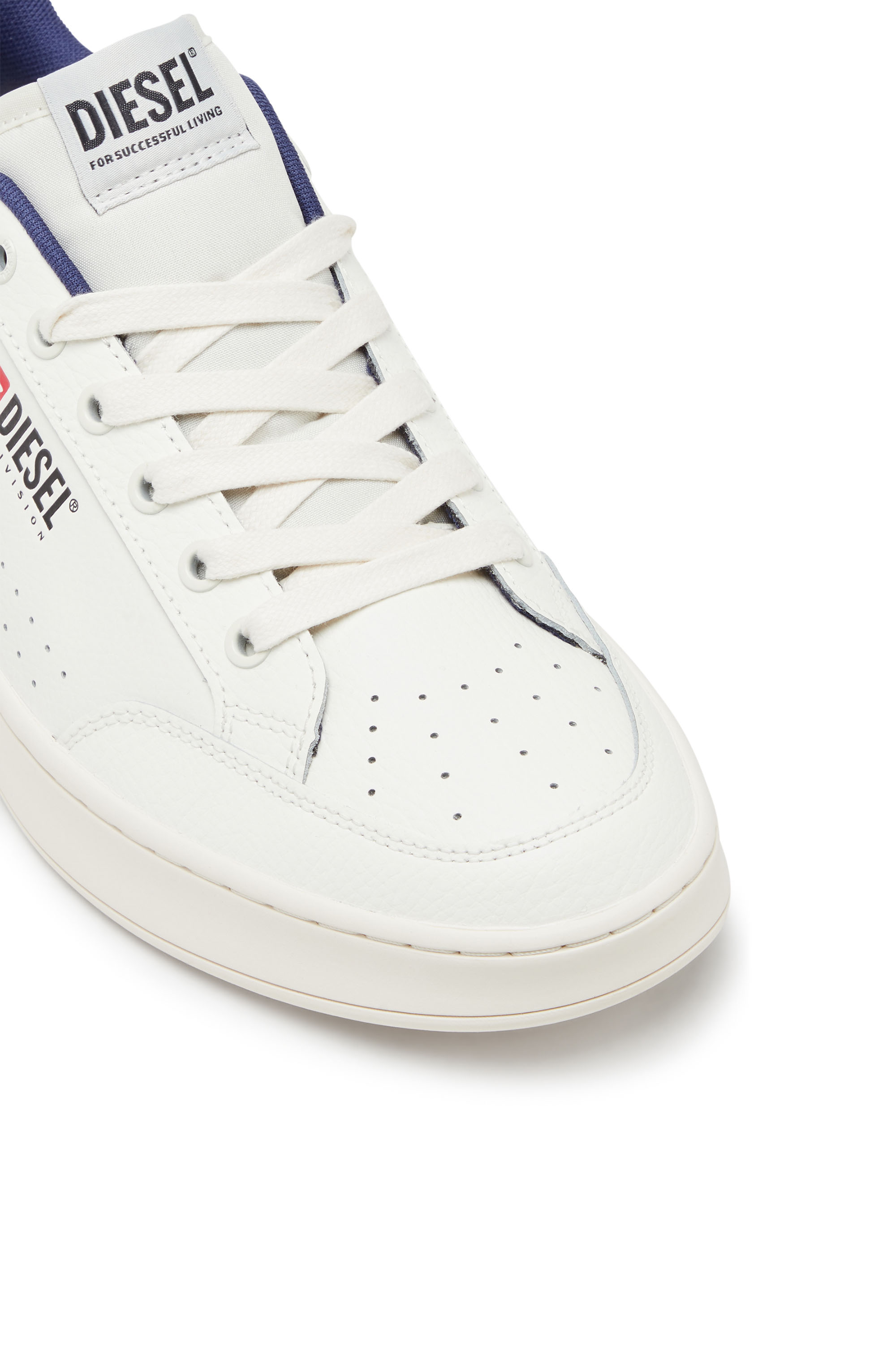 Diesel - S-ATHENE VTG, Man S-Athene-Retro sneakers in perforated leather in Multicolor - Image 6