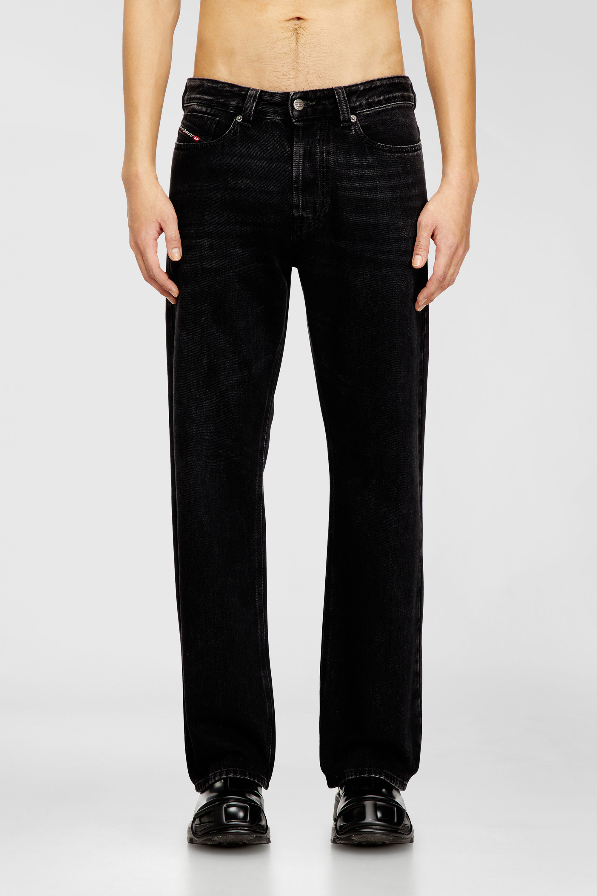 Diesel - Herren Relaxed Jeans 1980 D-Eeper 09P09, Schwarz/Dunkelgrau - 2