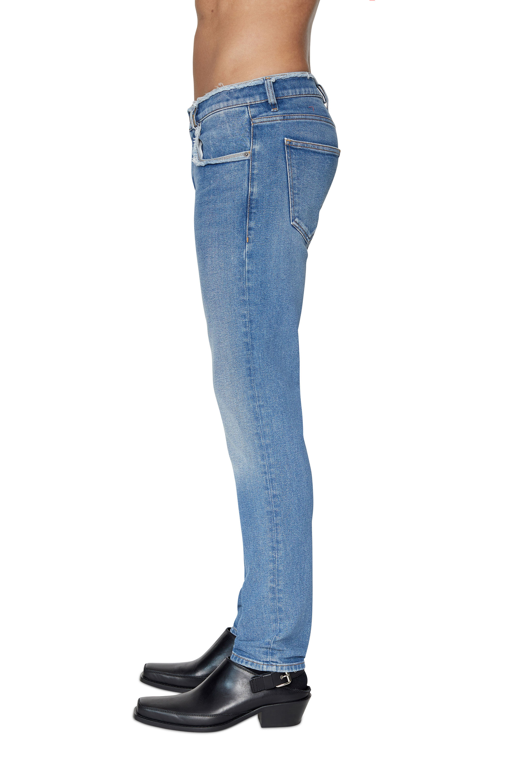 Diesel - Slim Jeans 2019 D-Strukt 09E19, Mittelblau - Image 4
