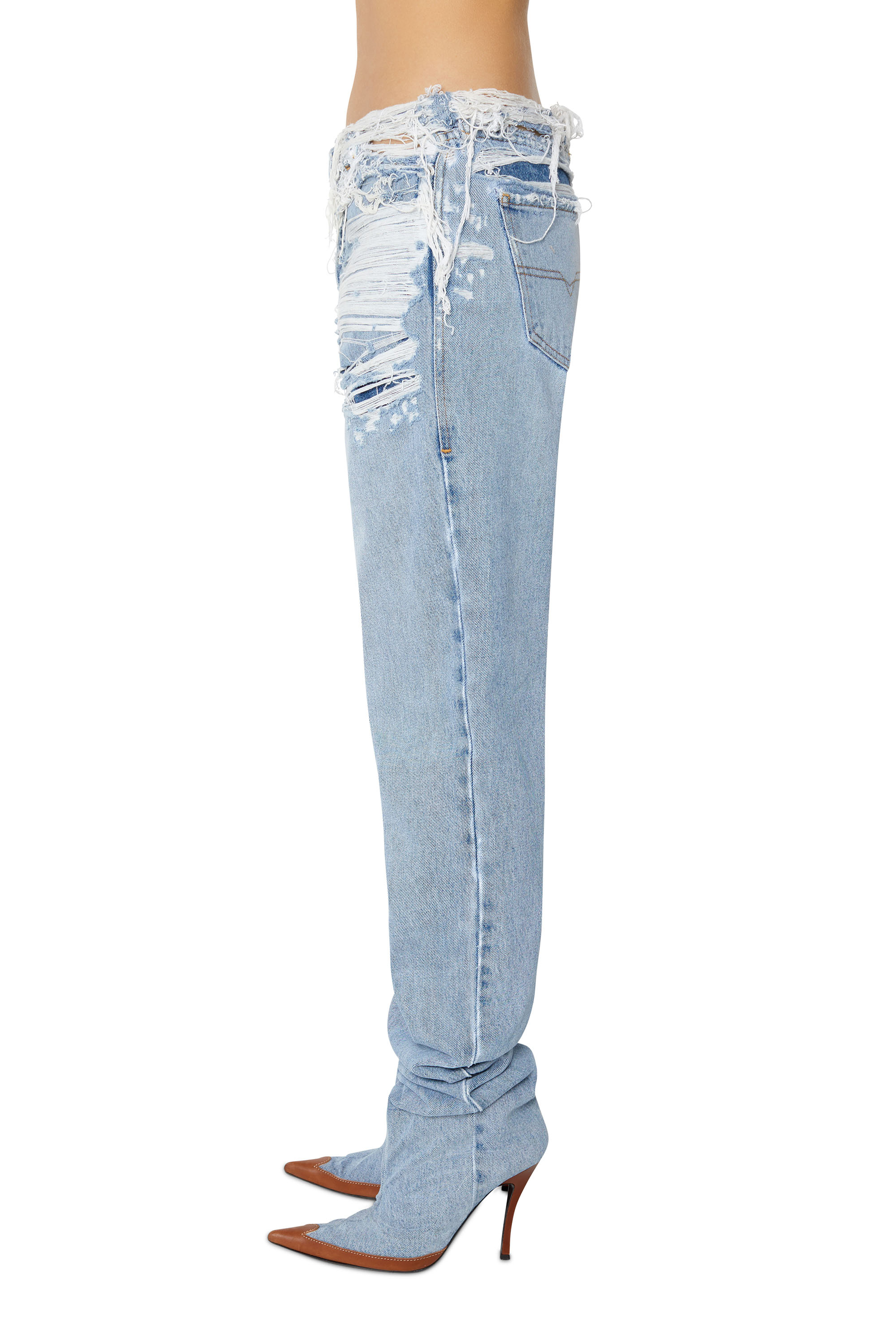 Diesel - Straight Jeans 1956 D-Tulip 007N7, Hellblau - Image 4