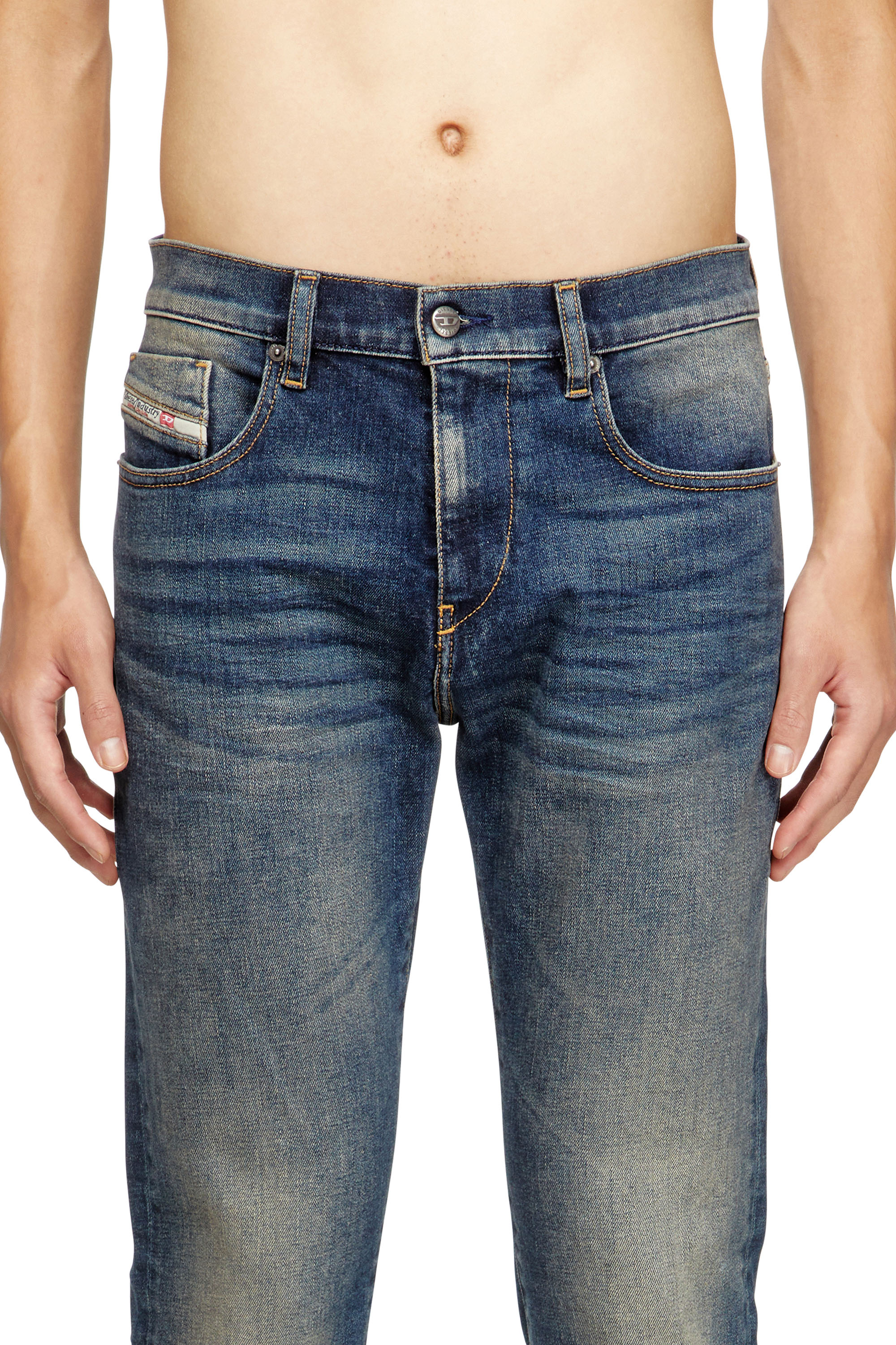 Diesel - Herren Slim Jeans 2019 D-Strukt 09M16, Dunkelblau - 4