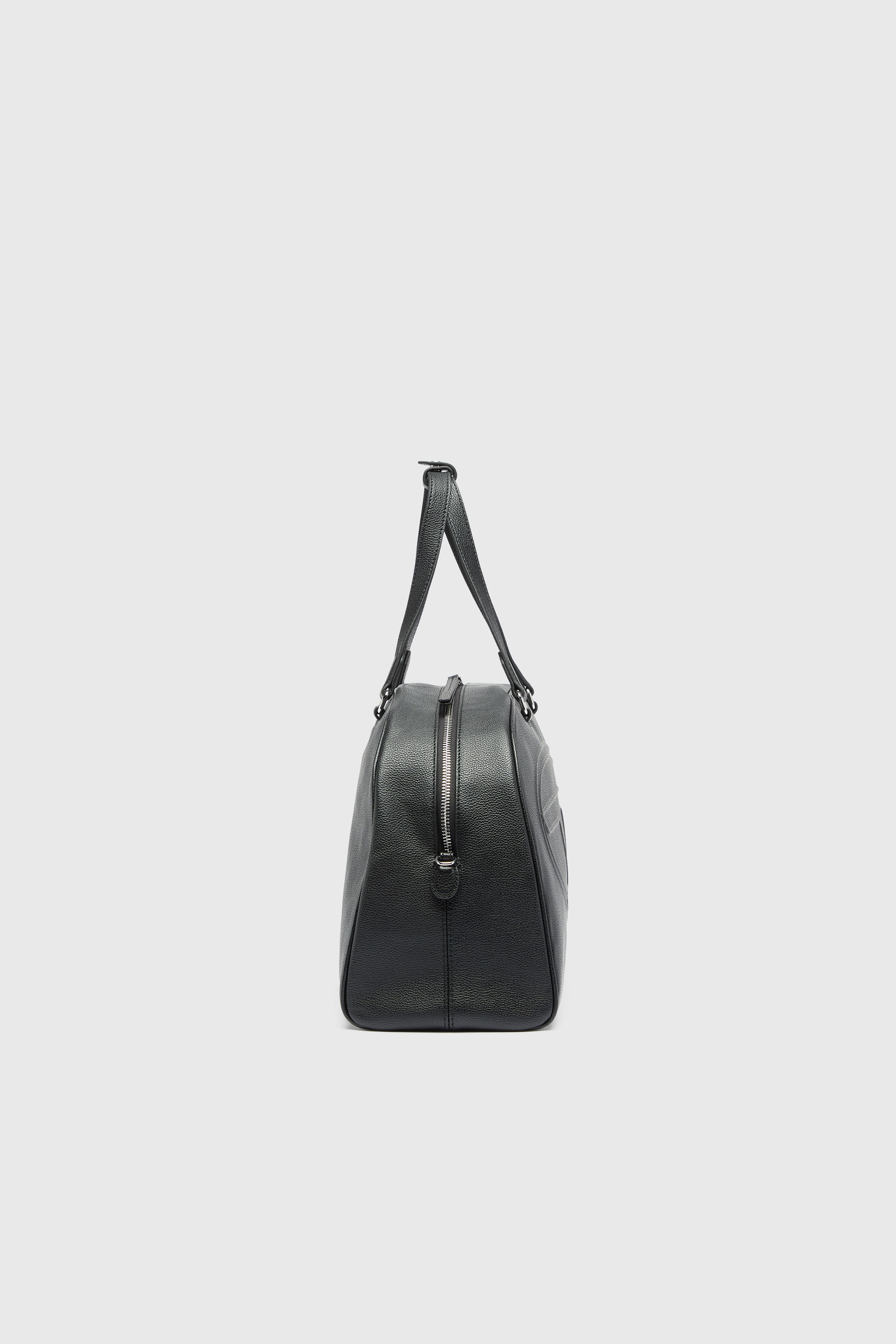 Diesel - 1DR DOME DUFFLE, Unisex 1DR Dome - Ledertasche mit Oval D Logo in Schwarz - 4