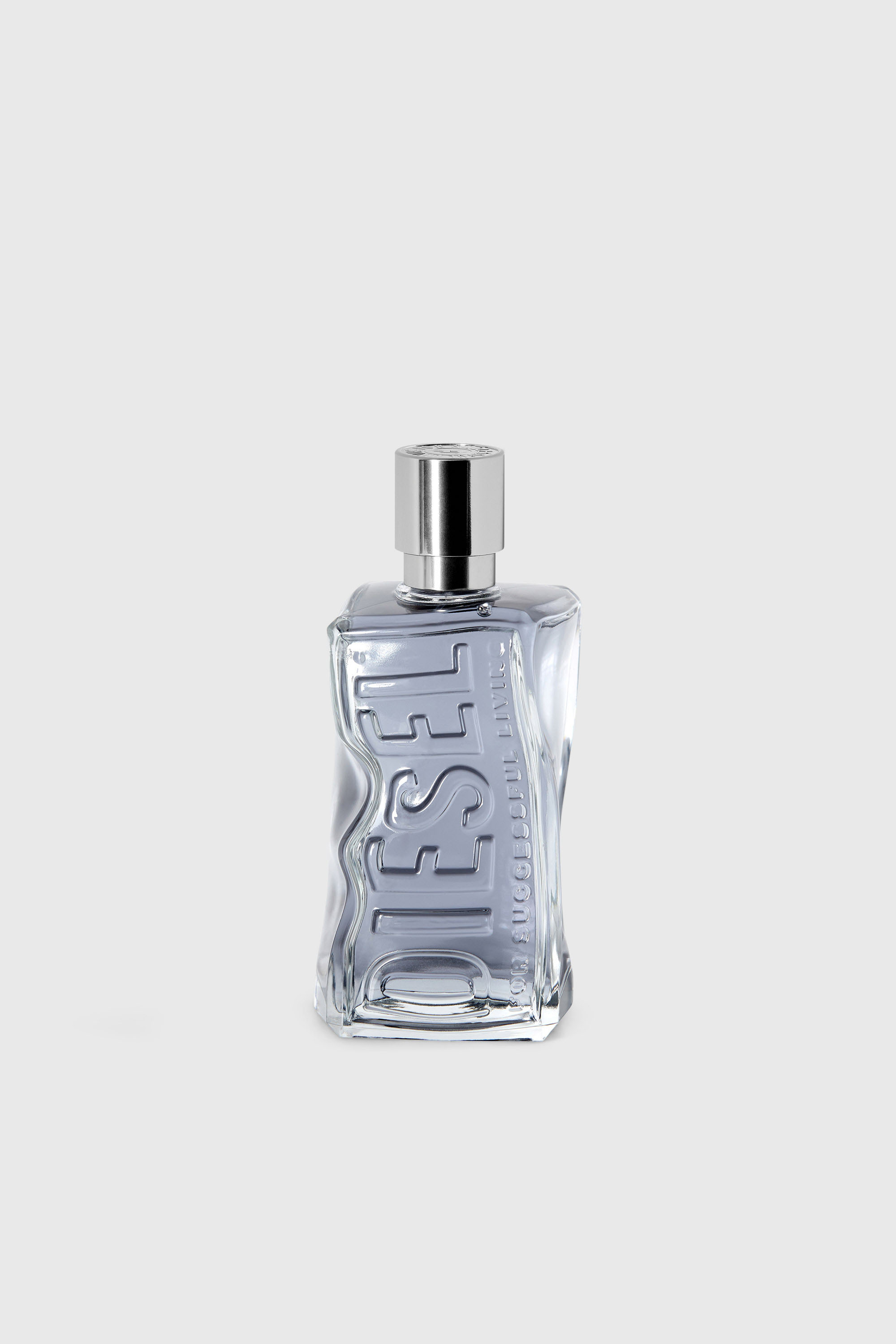 Diesel - D 100 ML LD552800 FRAGRANCE, Unisex's D 100ml, 3.4 FL.OZ., Eau de Toilette in Grey - 1