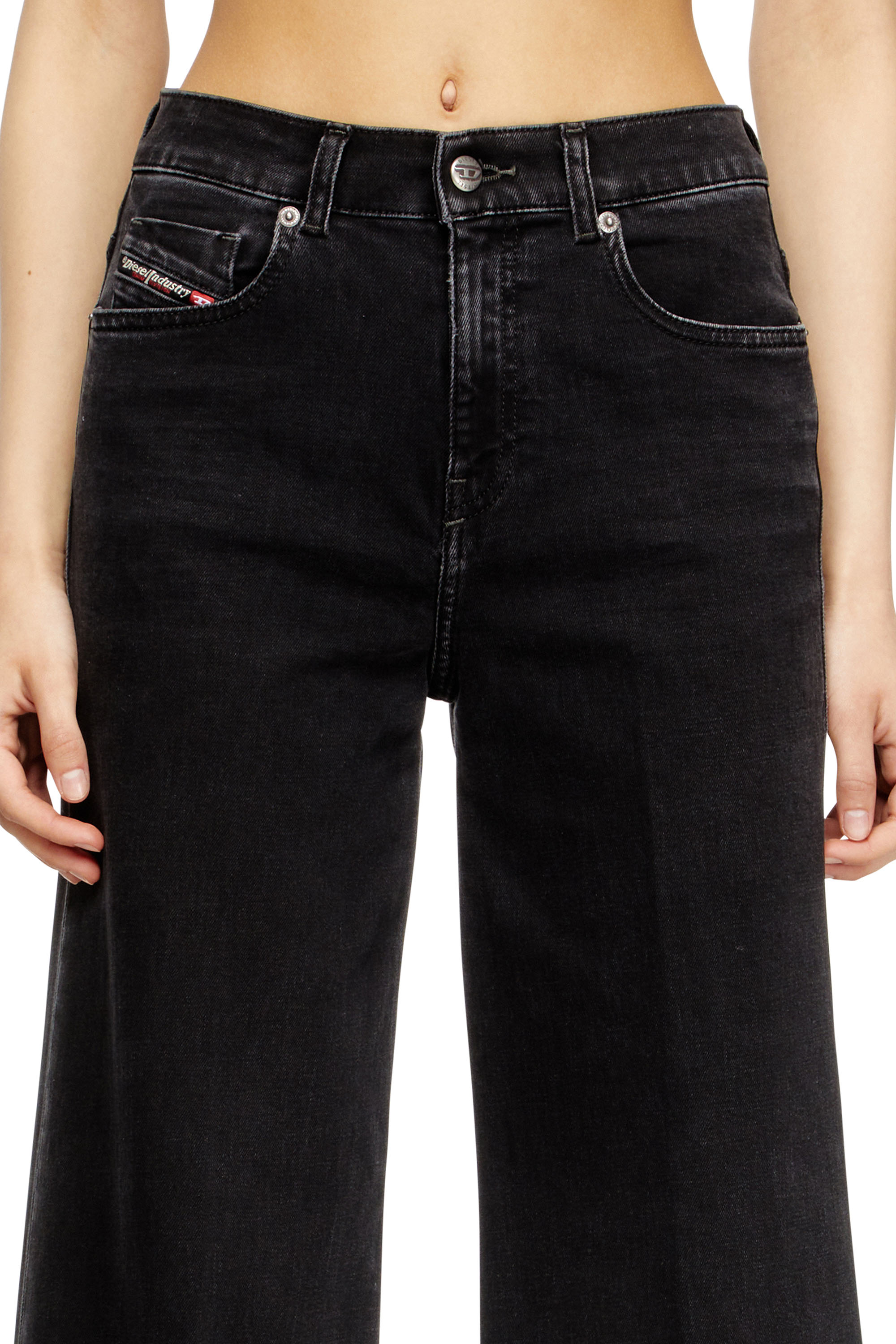 Flare Jeans 1978 D-Akemi 09M69, Schwarz/Dunkelgrau Diesel - Damen Flare Jeans 1978 D-Akemi 09M69, Schwarz/Dunkelgrau - 5