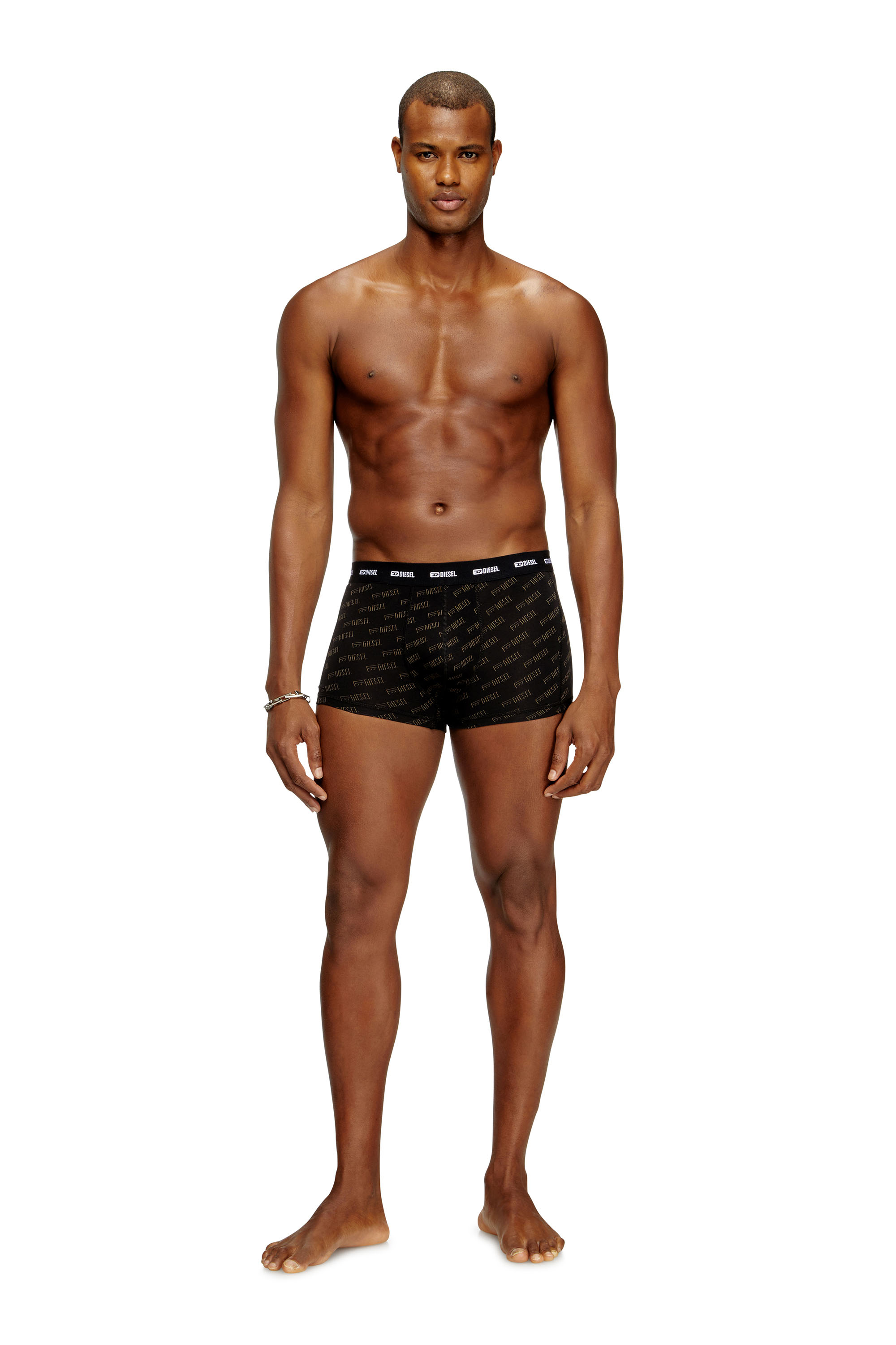 Diesel - DAMIEN-UTLT-3PACK, Herren Retropants im Dreierpack mit stilisiertem Logo in Schwarz - 2