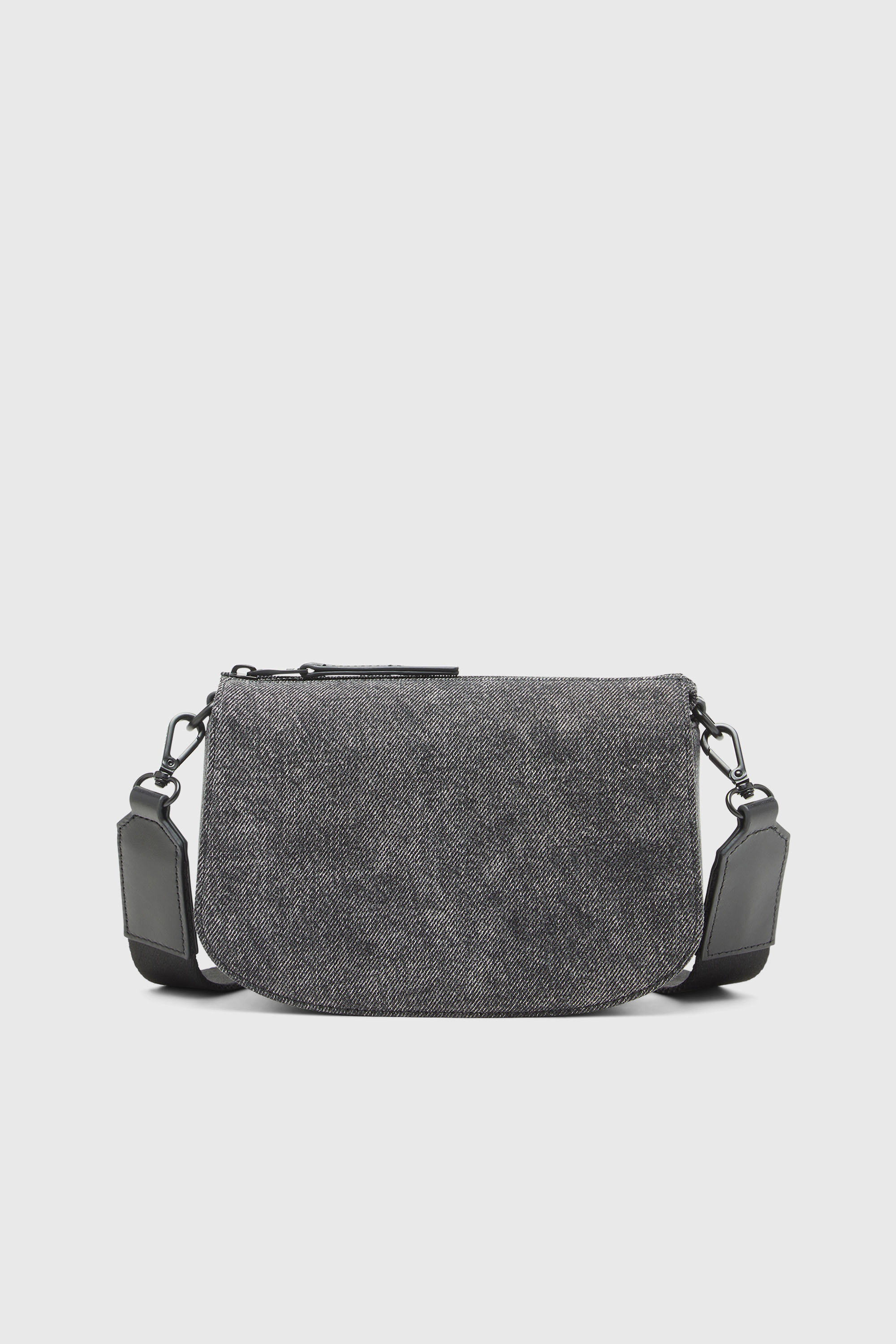 Diesel - 1DR CAMERA BAG, Unisex 1DR-Kameratasche aus gewaschenem Denim in Jeansgrau - 2