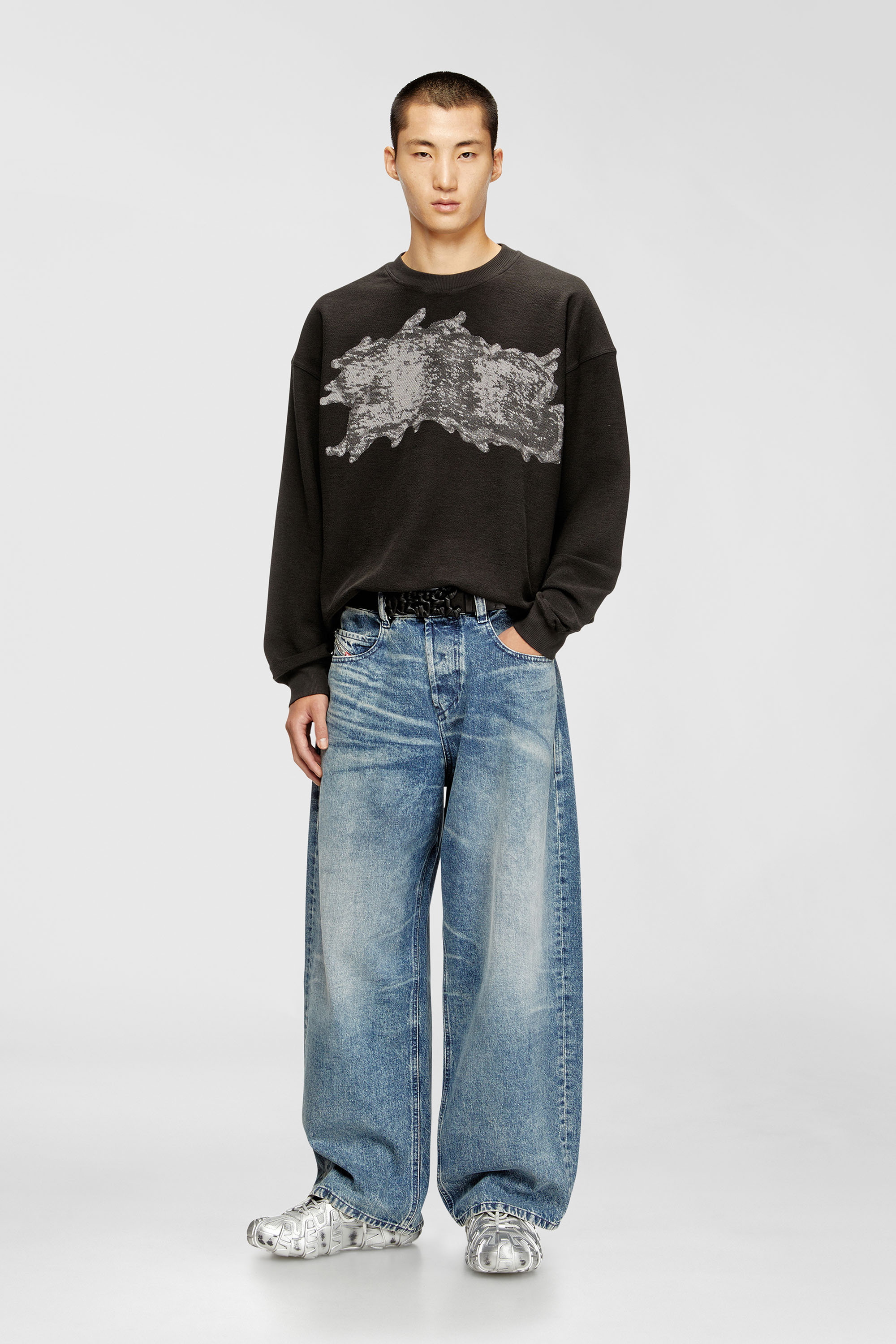 Diesel - Unisex Relaxed Jeans 1997 D-Enim 007DA, Hellblau - 1
