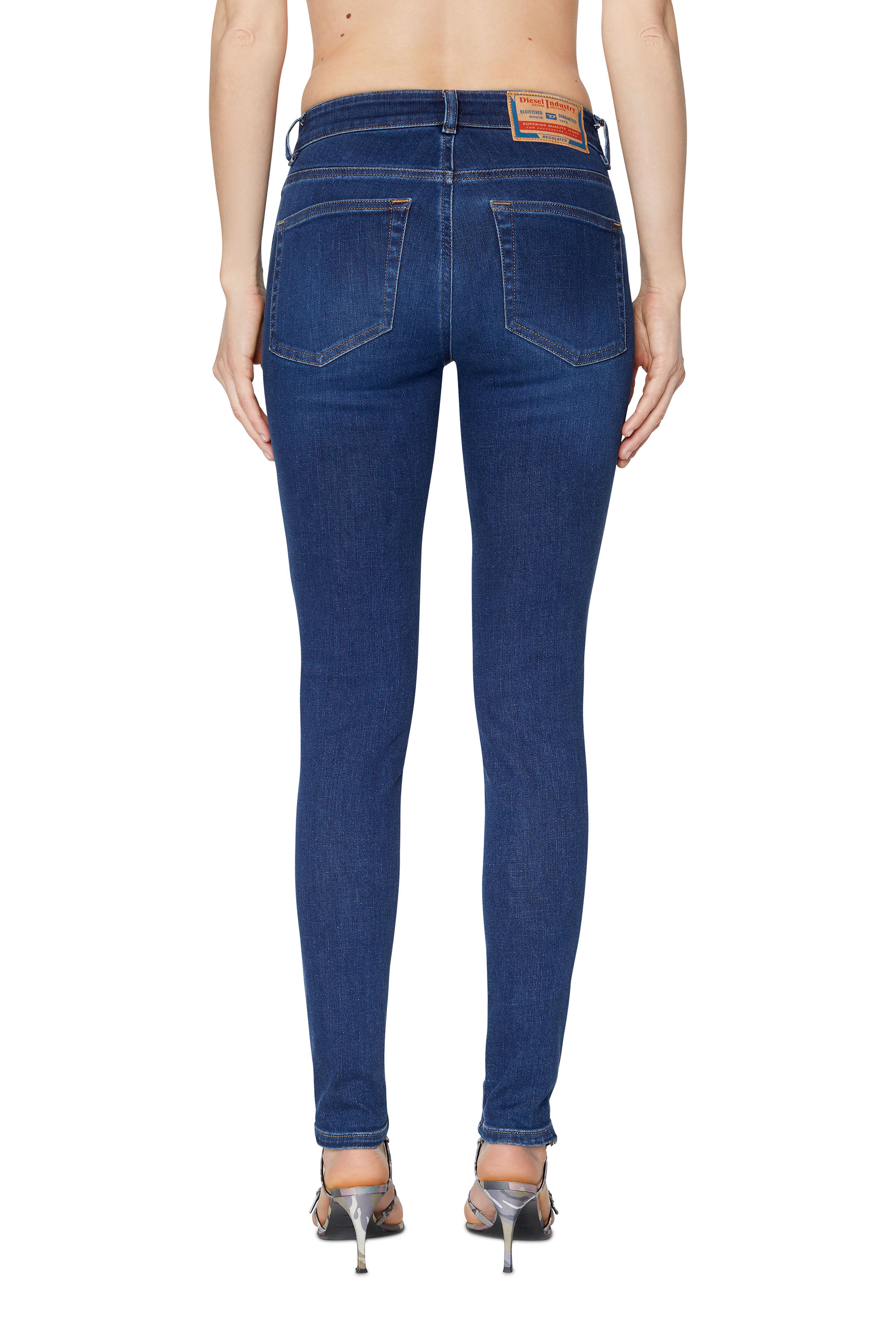 Diesel - Damen Skinny Jeans 2017 Slandy 09C19, Dunkelblau - 4
